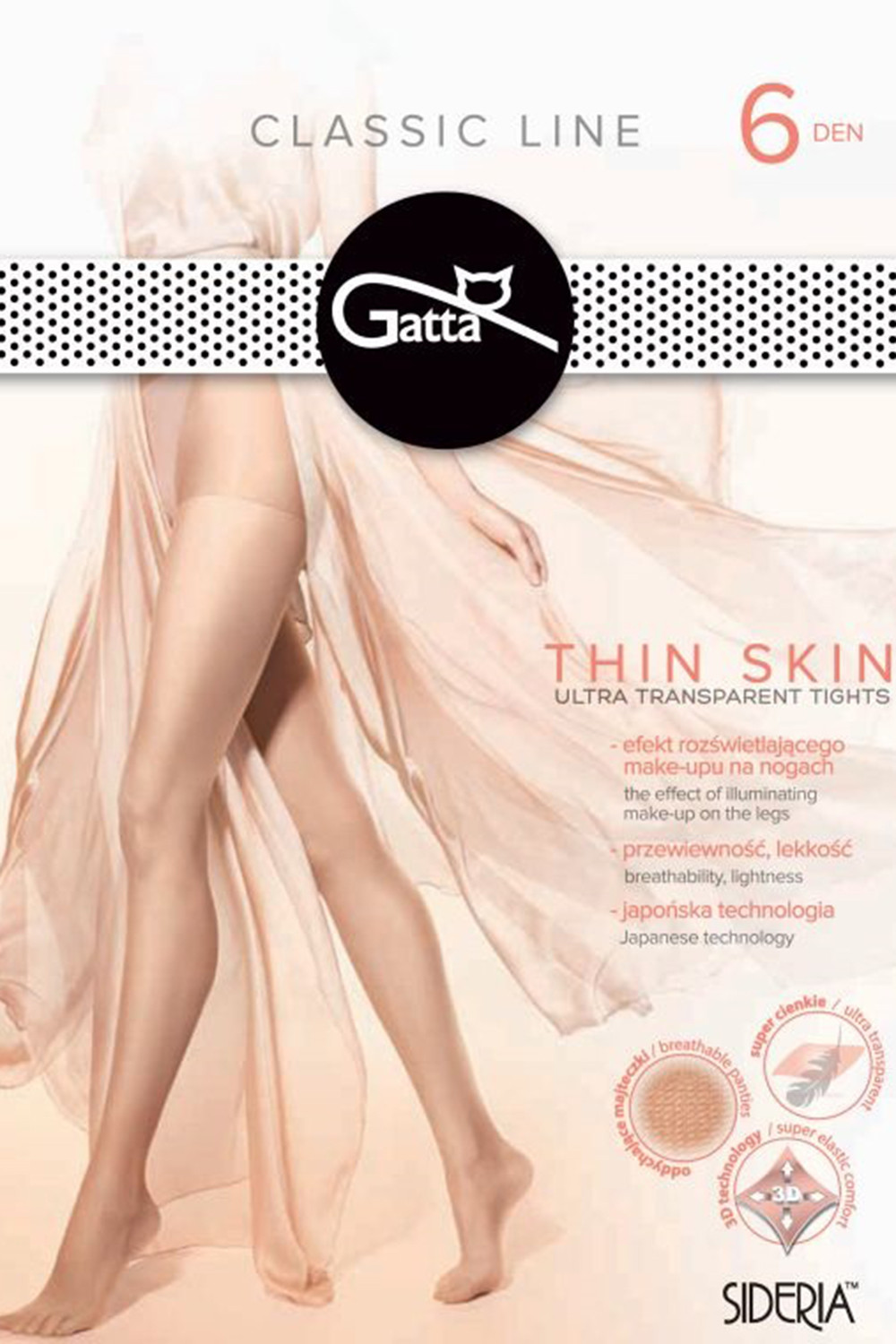 Gatta Thin Skin kolor:golden 3-M