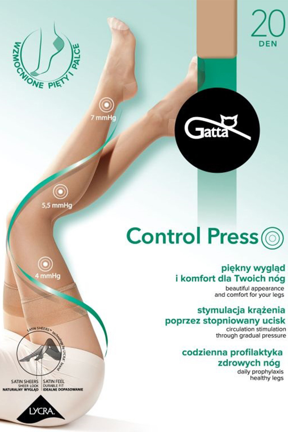 Gatta Control Press kolor:golden 1-2