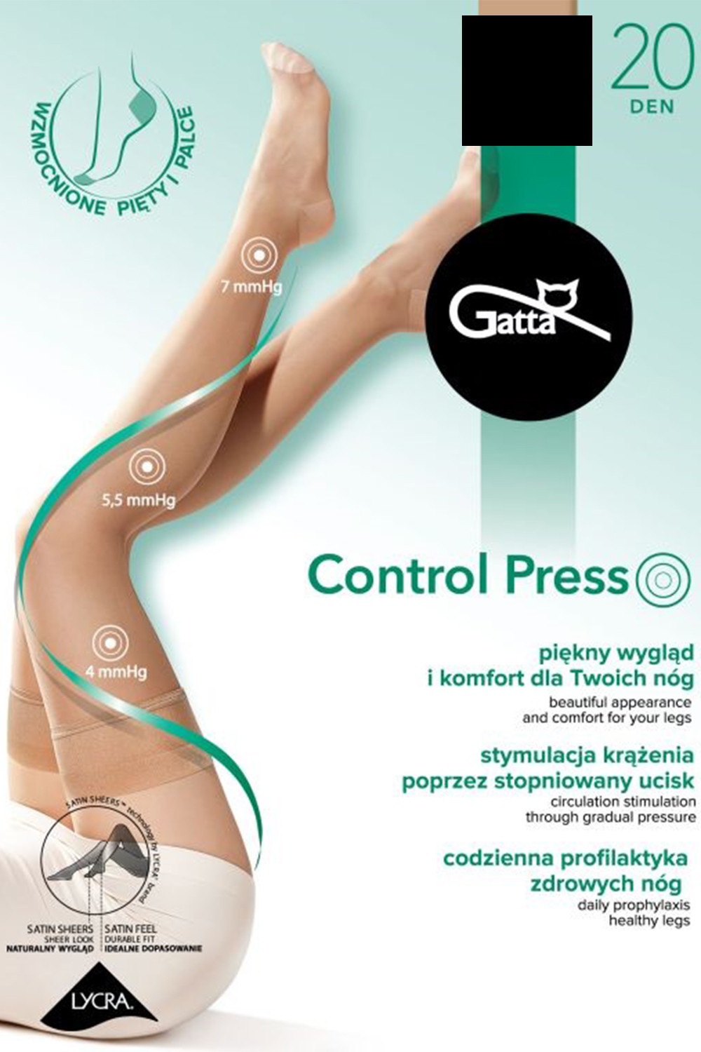 Gatta Control Press kolor:nero 3-4