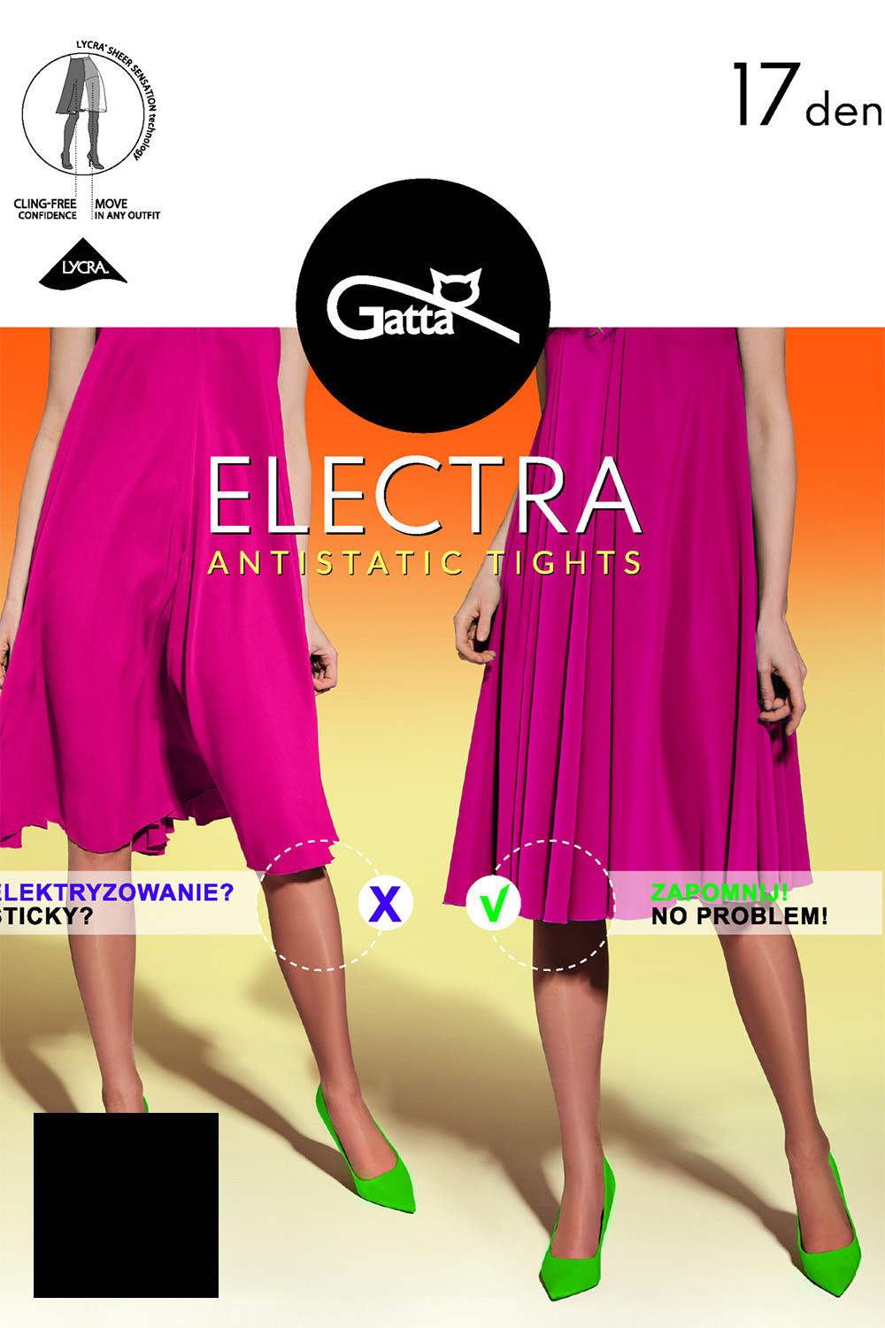 Gatta Electra kolor:nero 4-L