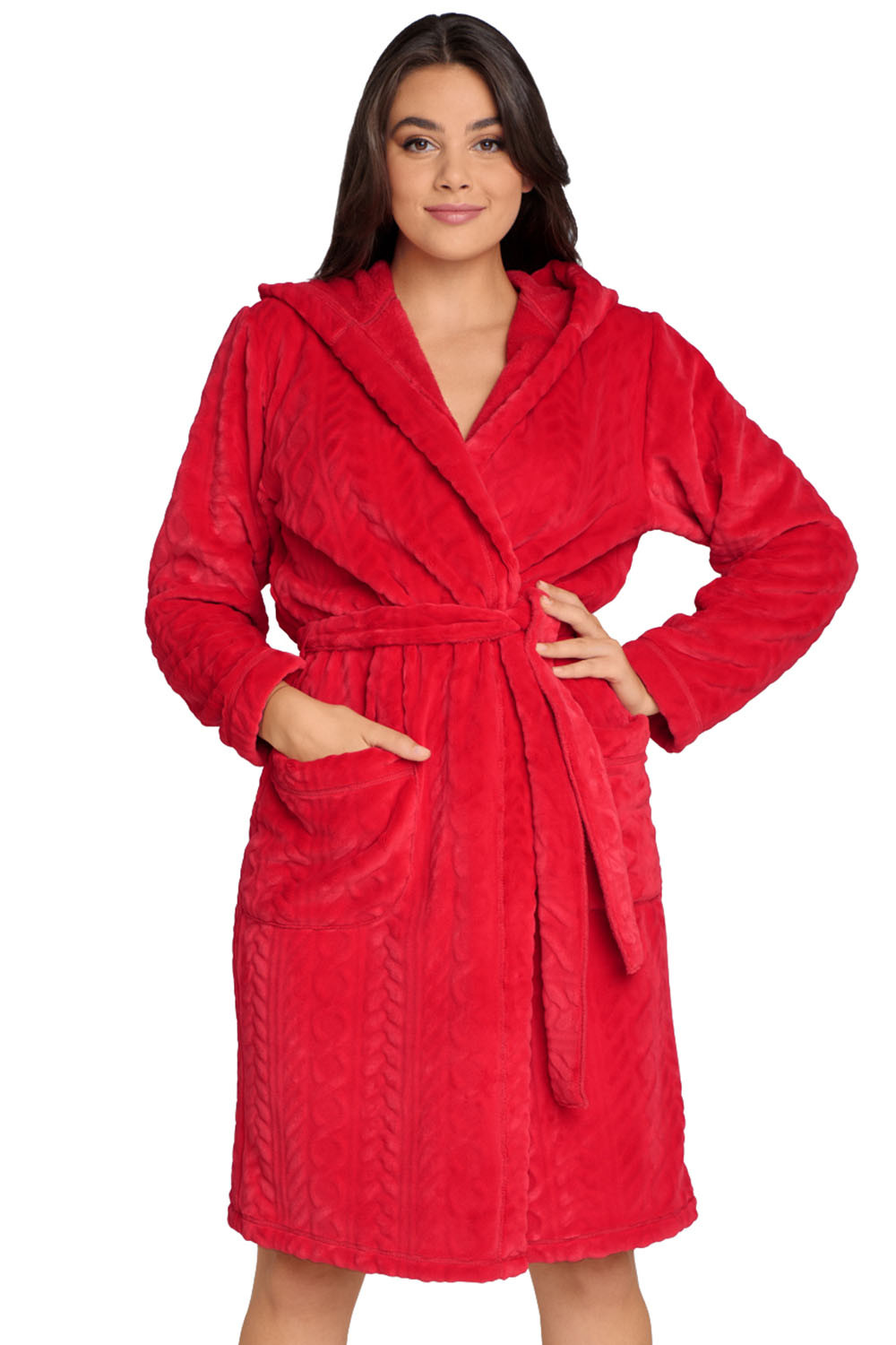 Italian Fashion Zala dł.r. kolor:czerwony XL