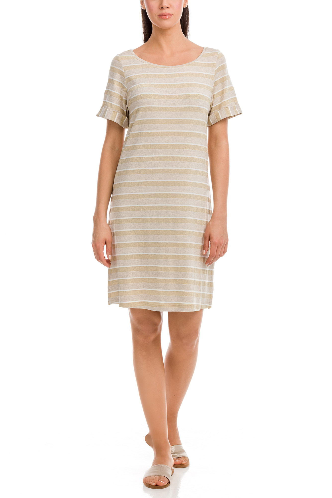 Vamp - Dámské šaty 12557 - Vamp beige melange XL