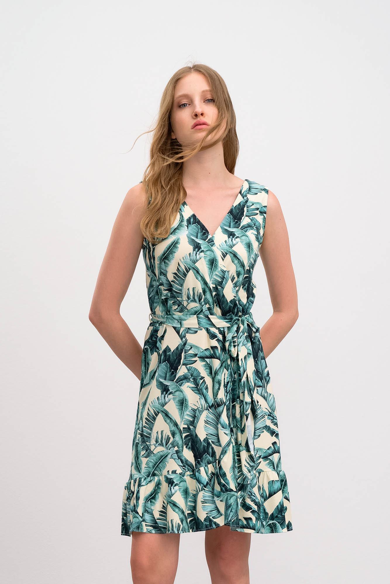 Vamp - Elegantní dámské šaty 16453 - Vamp green lagoon M