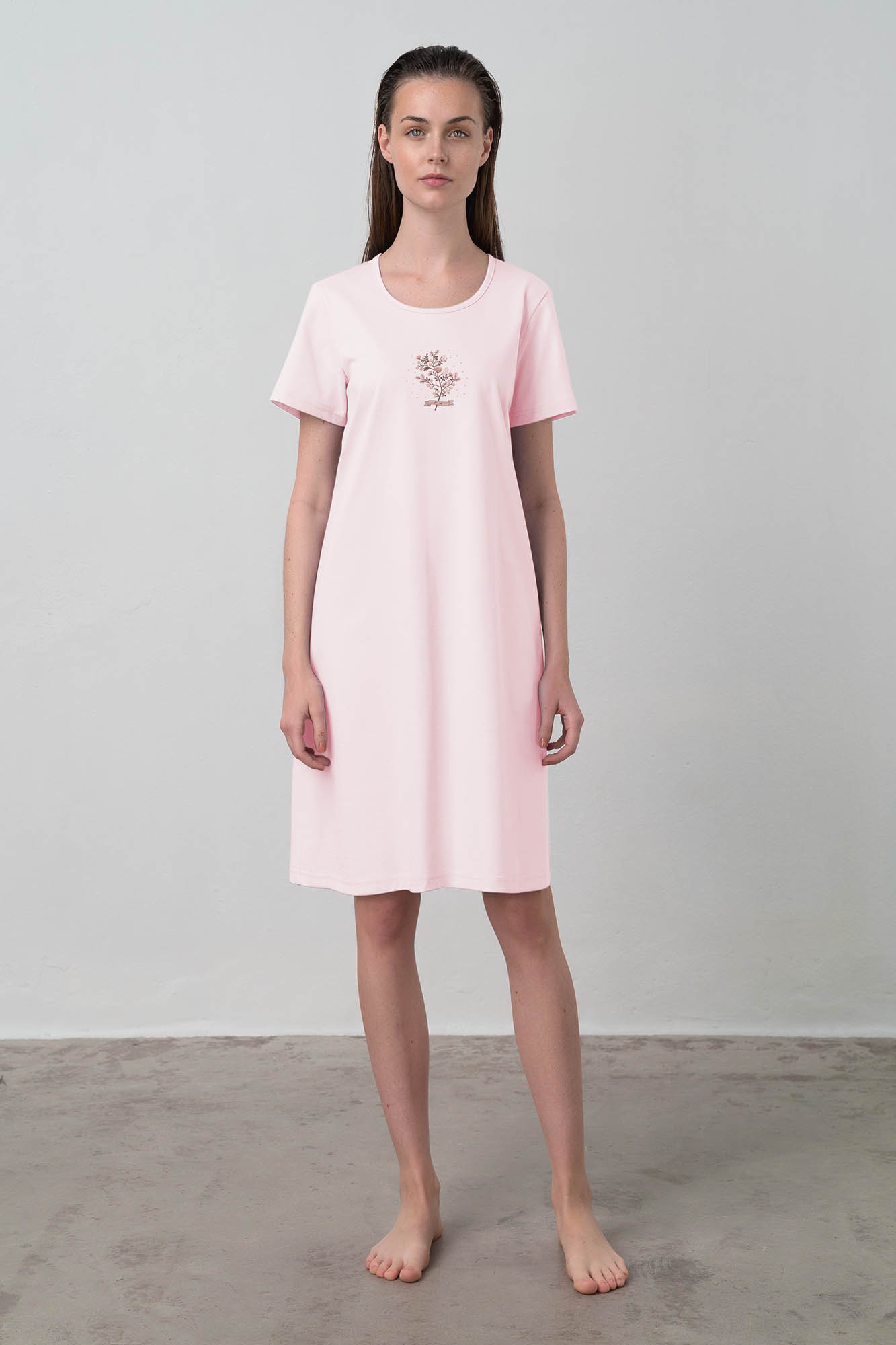 Vamp - Dámská noční košile 16908 - Vamp pink L