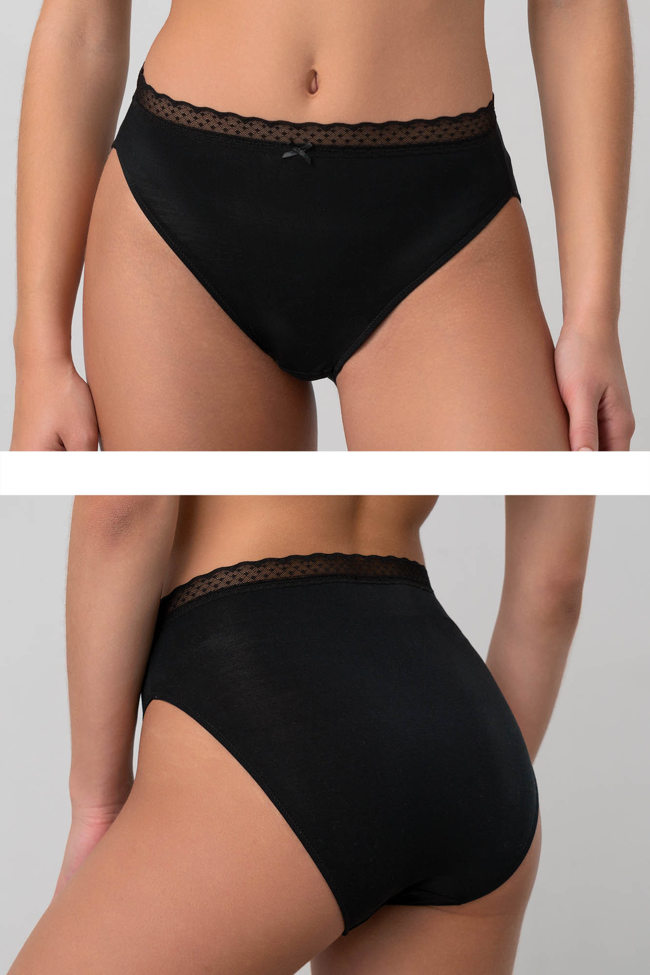Vamp - Pohodné dámské kalhotky - Nevis 17829 - Vamp black L