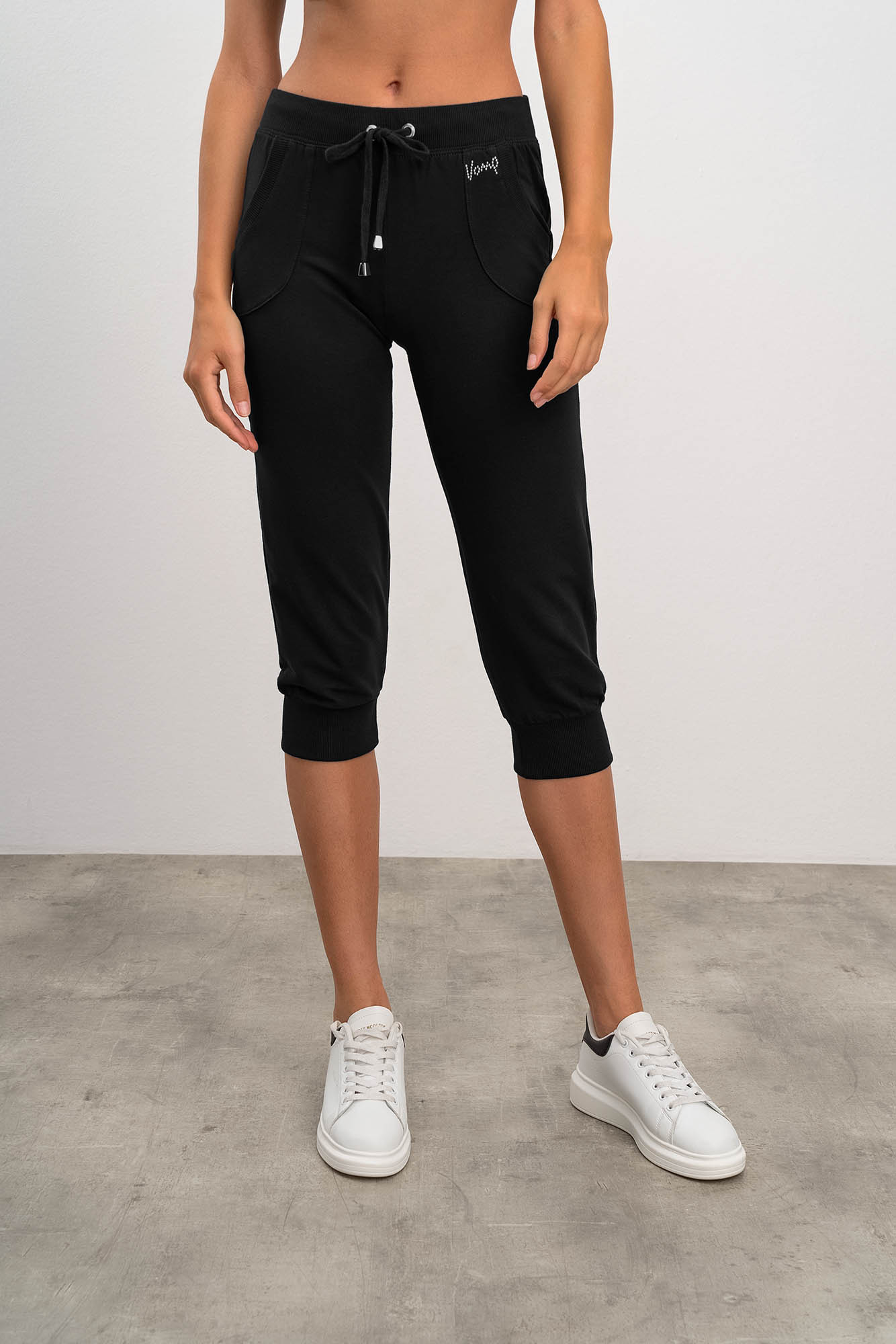 Vamp - Pohodlné dámské teplákové kalhoty 18375 - Vamp black XL