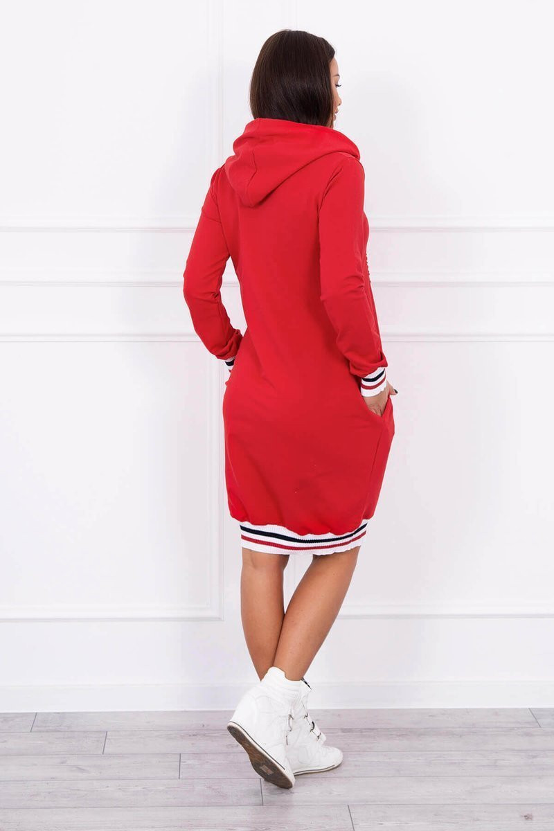 Červené šaty Brooklyn UNI