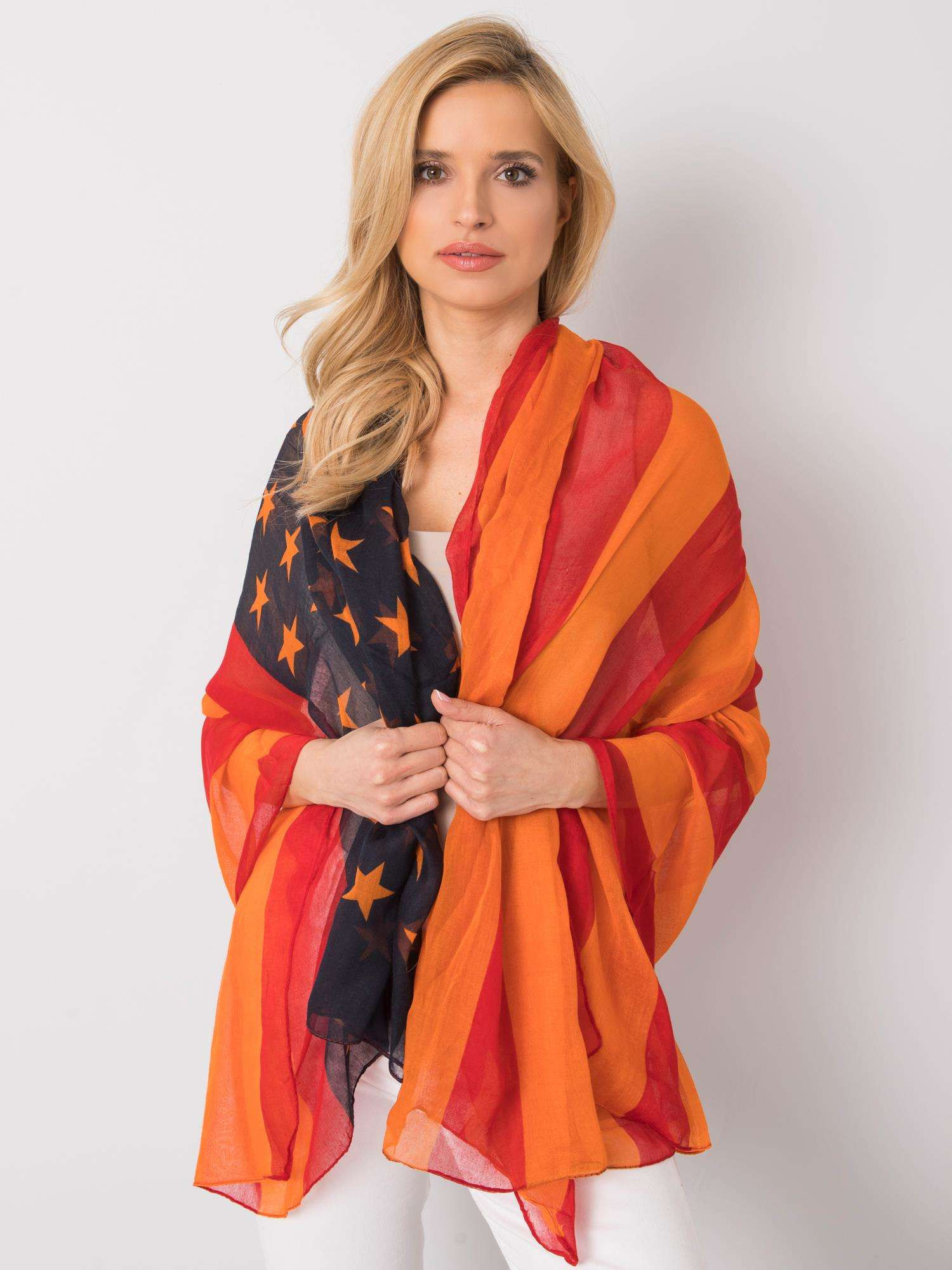 Dámský šátek AT CH S 1843 oranžový jedna velikost
