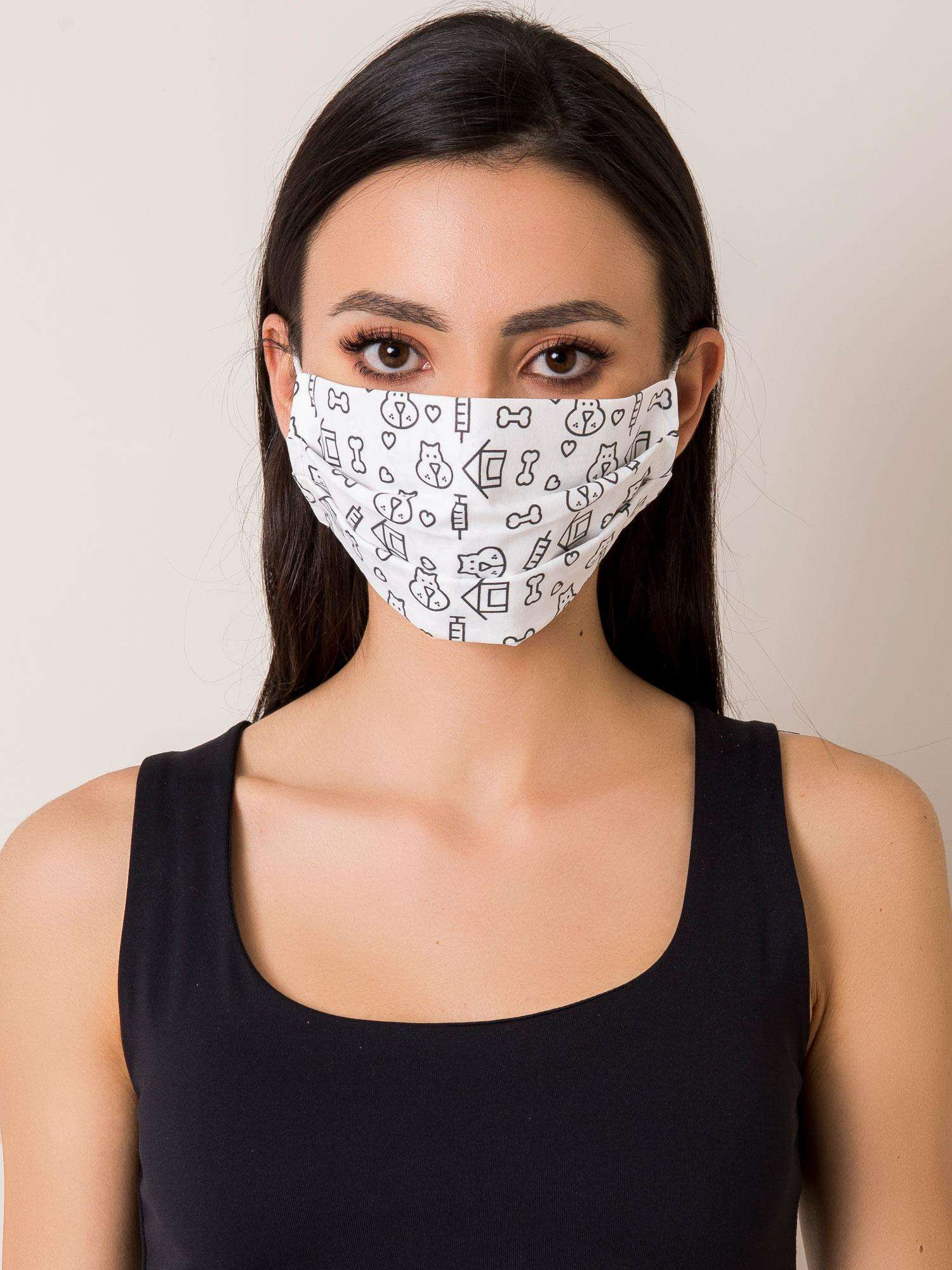 Ochranná maska KW MO JK109 bílá jedna velikost