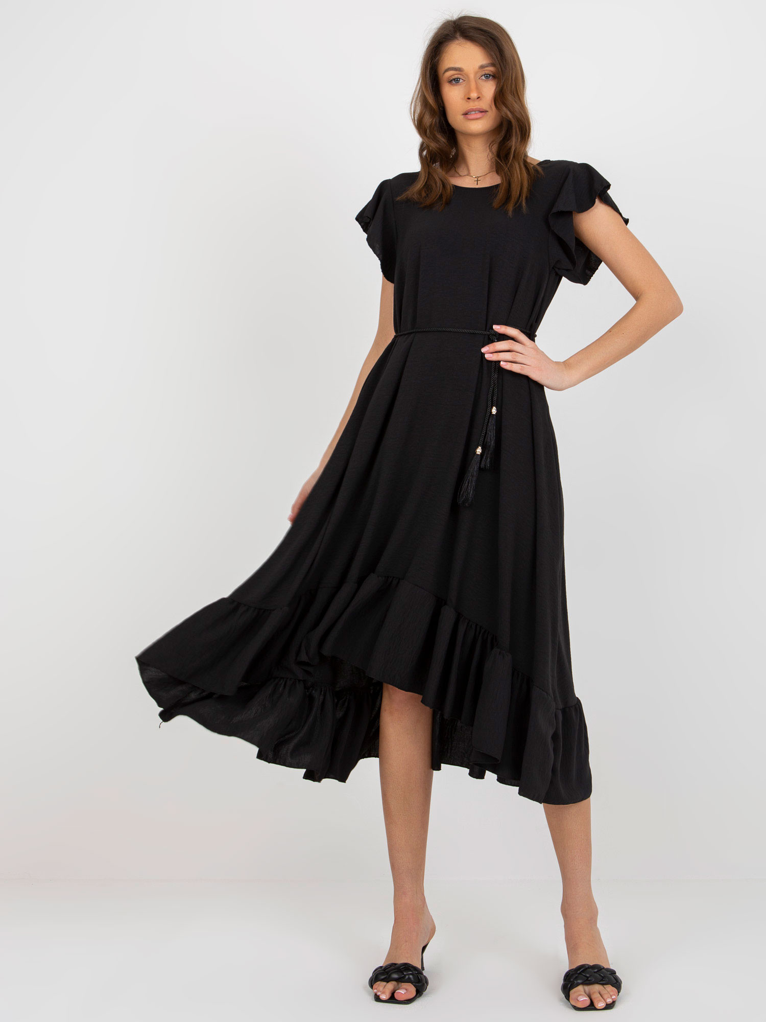 MI SK 59101 šaty.31 černá jedna velikost