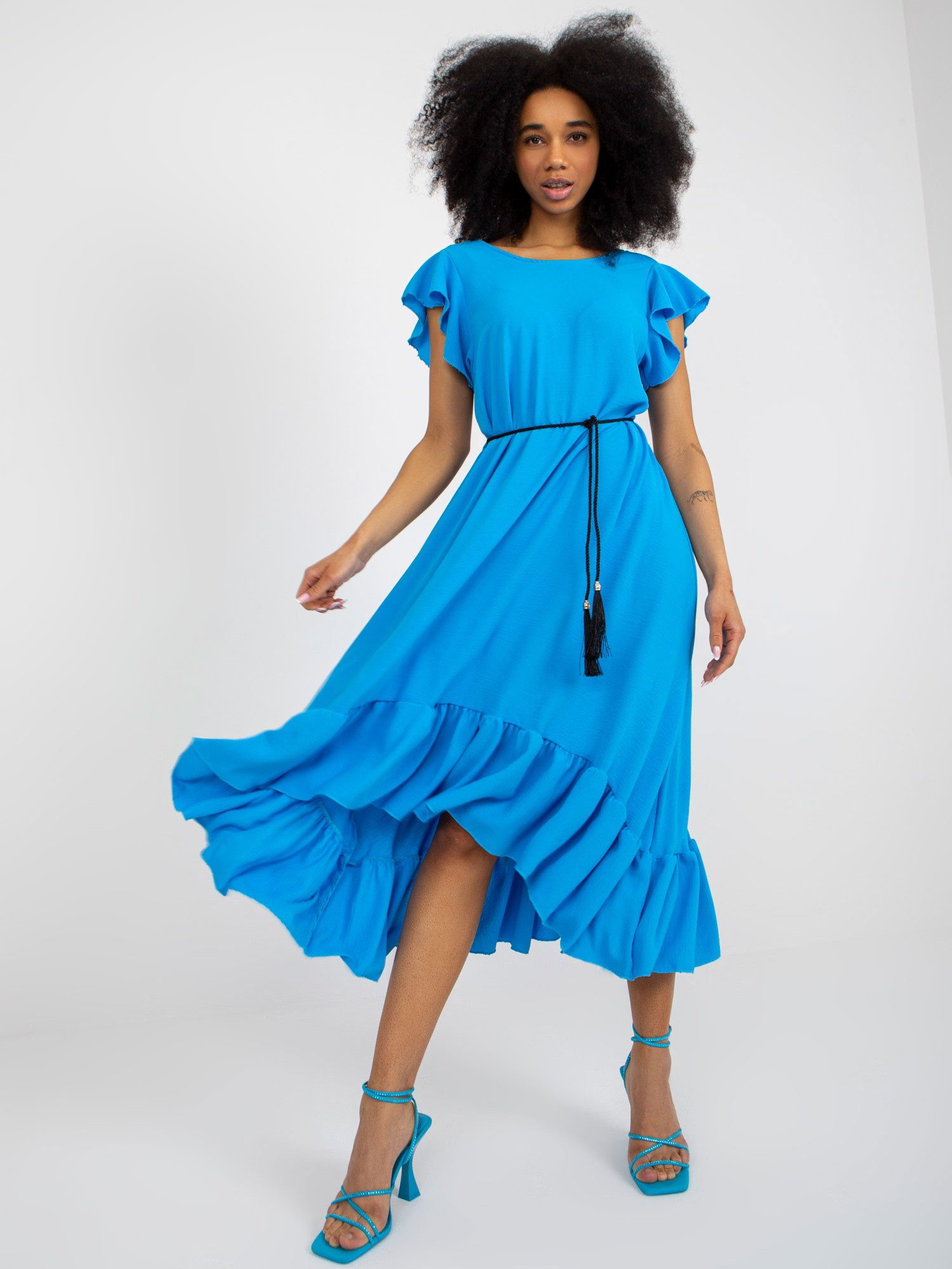 MI SK 59101 šaty.31 modrá jedna velikost