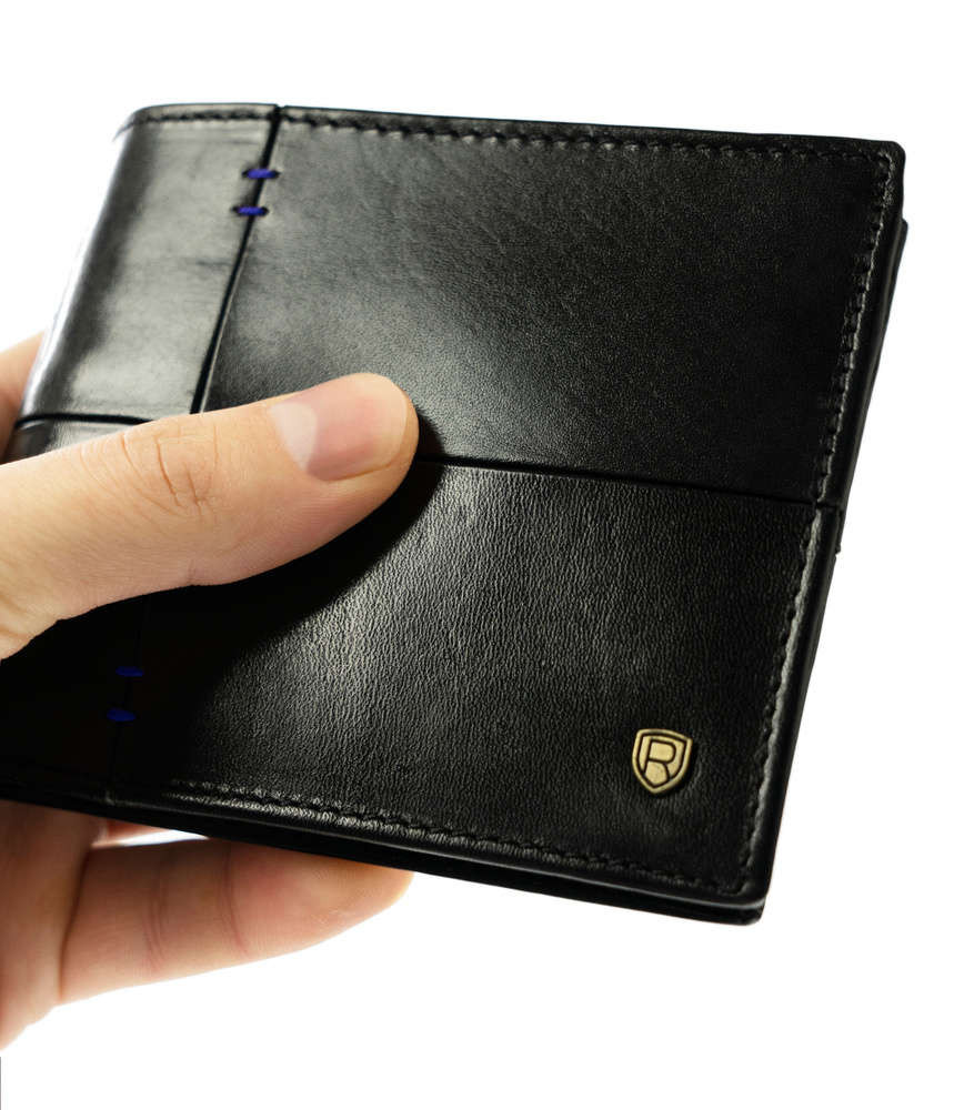 Pánské peněženky N993 RVTS 6705 BL+NA černá jedna velikost