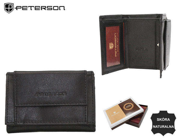 *Dočasná kategorie Dámská kožená peněženka PTN RD 240 GCL černá jedna velikost