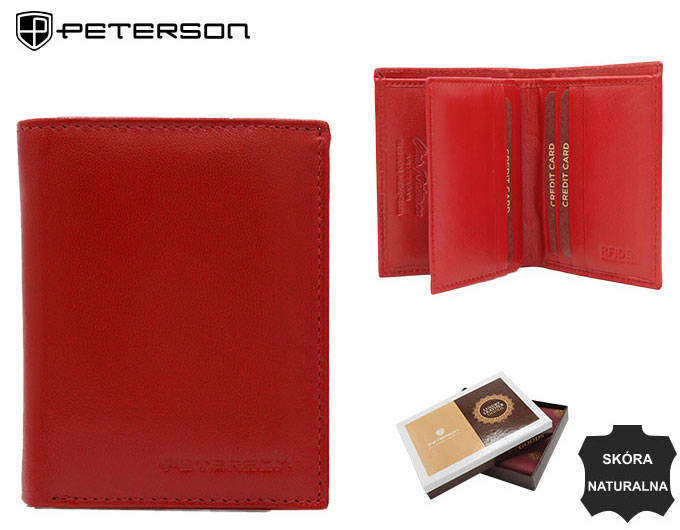 *Dočasná kategorie Dámská kožená peněženka PTN RD 290 GCL červená jedna velikost