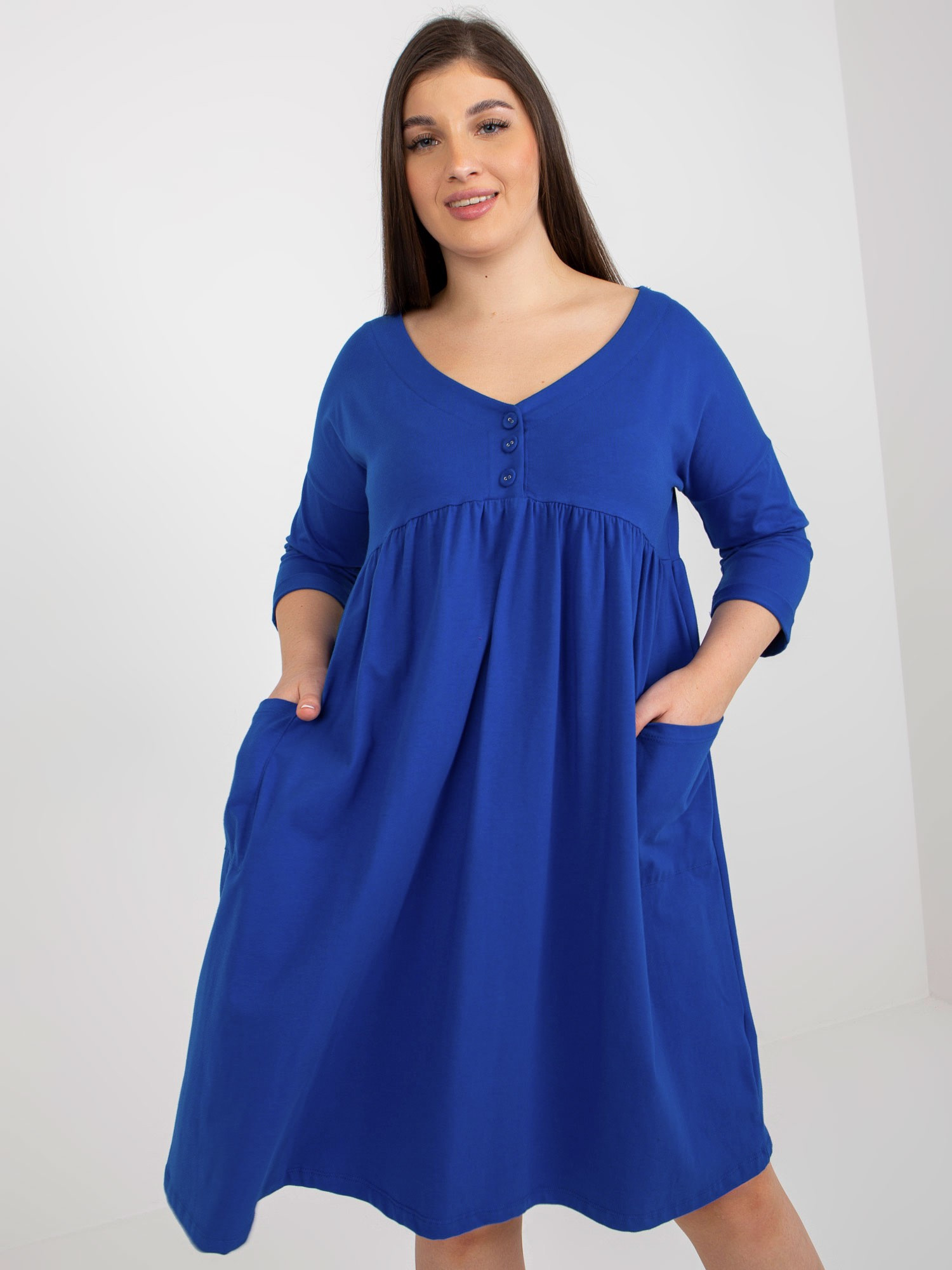 RV šaty SK 8529.37P tmavě modrá jedna velikost