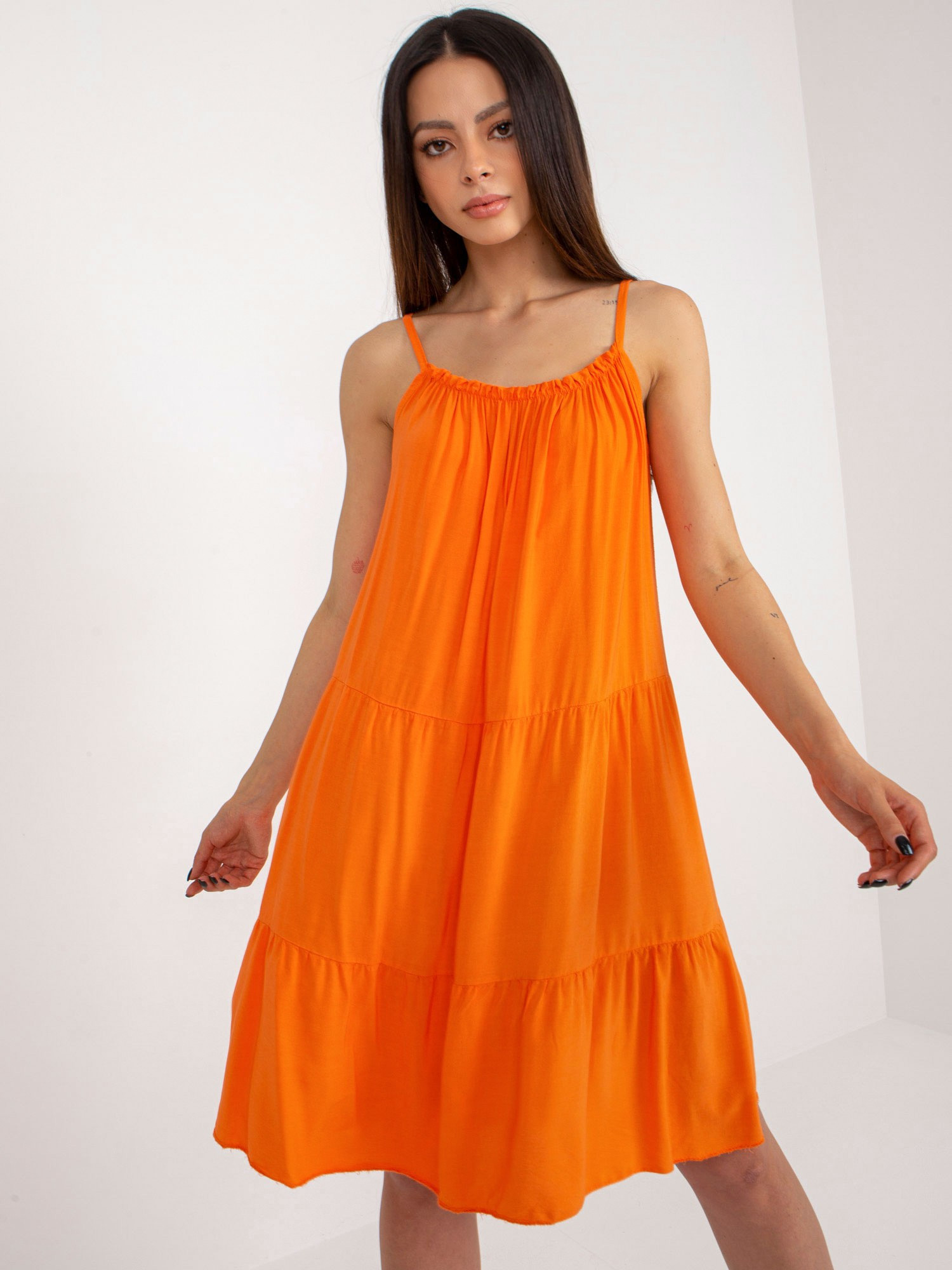 TW SK BI 2006 šaty.16 oranžová M