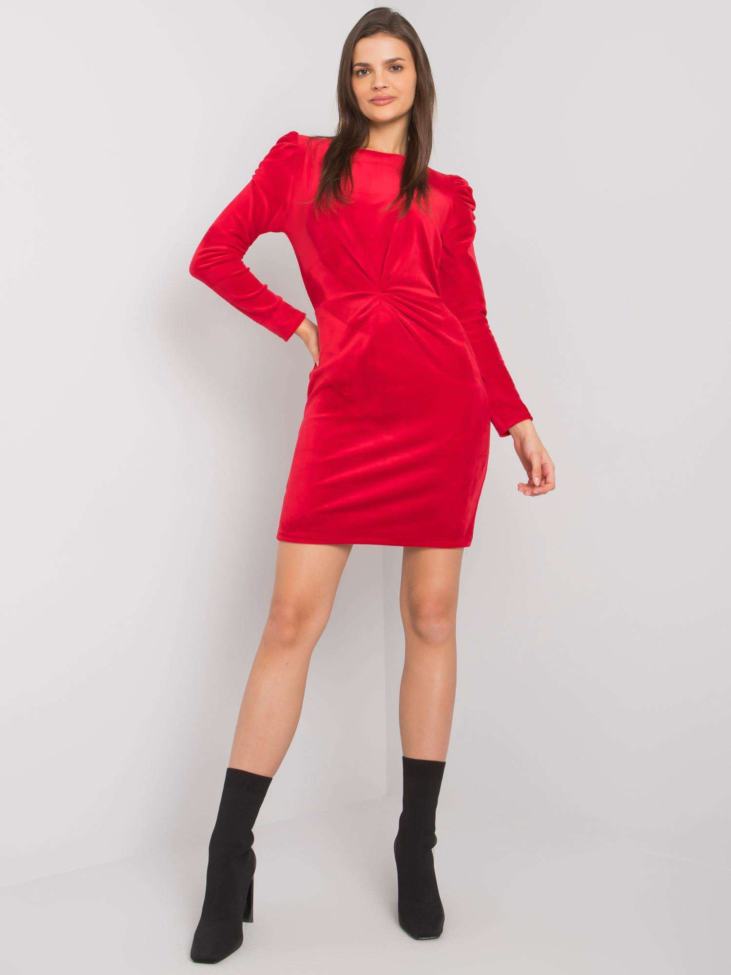 WN SK H614 šaty.34X červená S