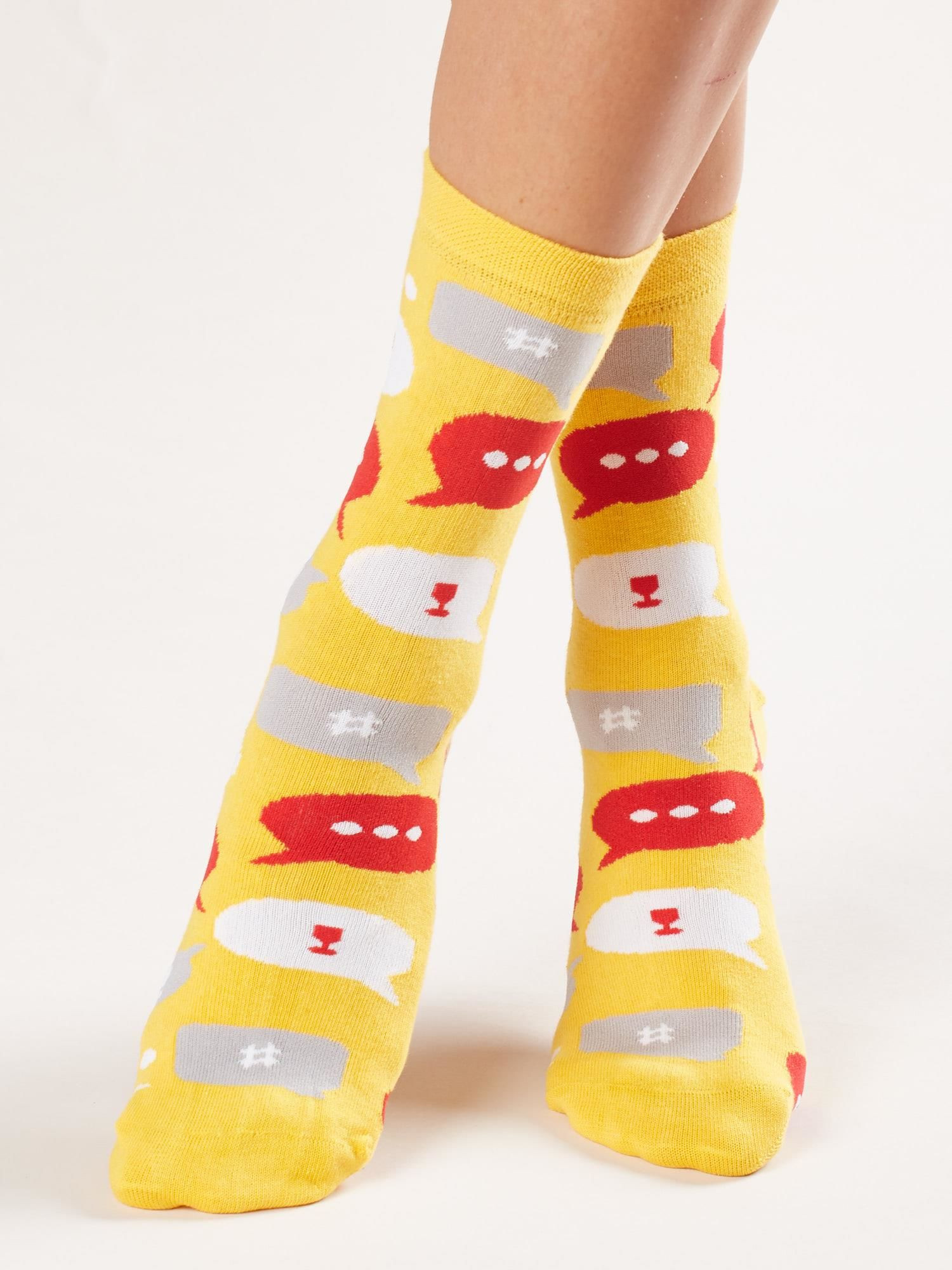 Ponožky WS SR 5396.36 žlutá 36-40
