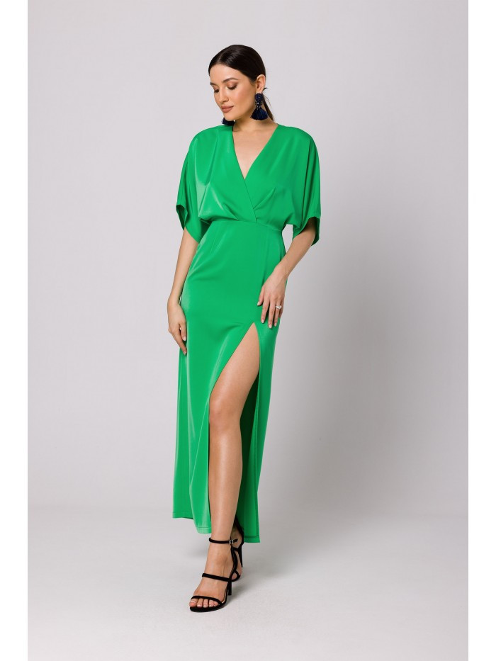 K163 Maxi šaty - zelené EU L
