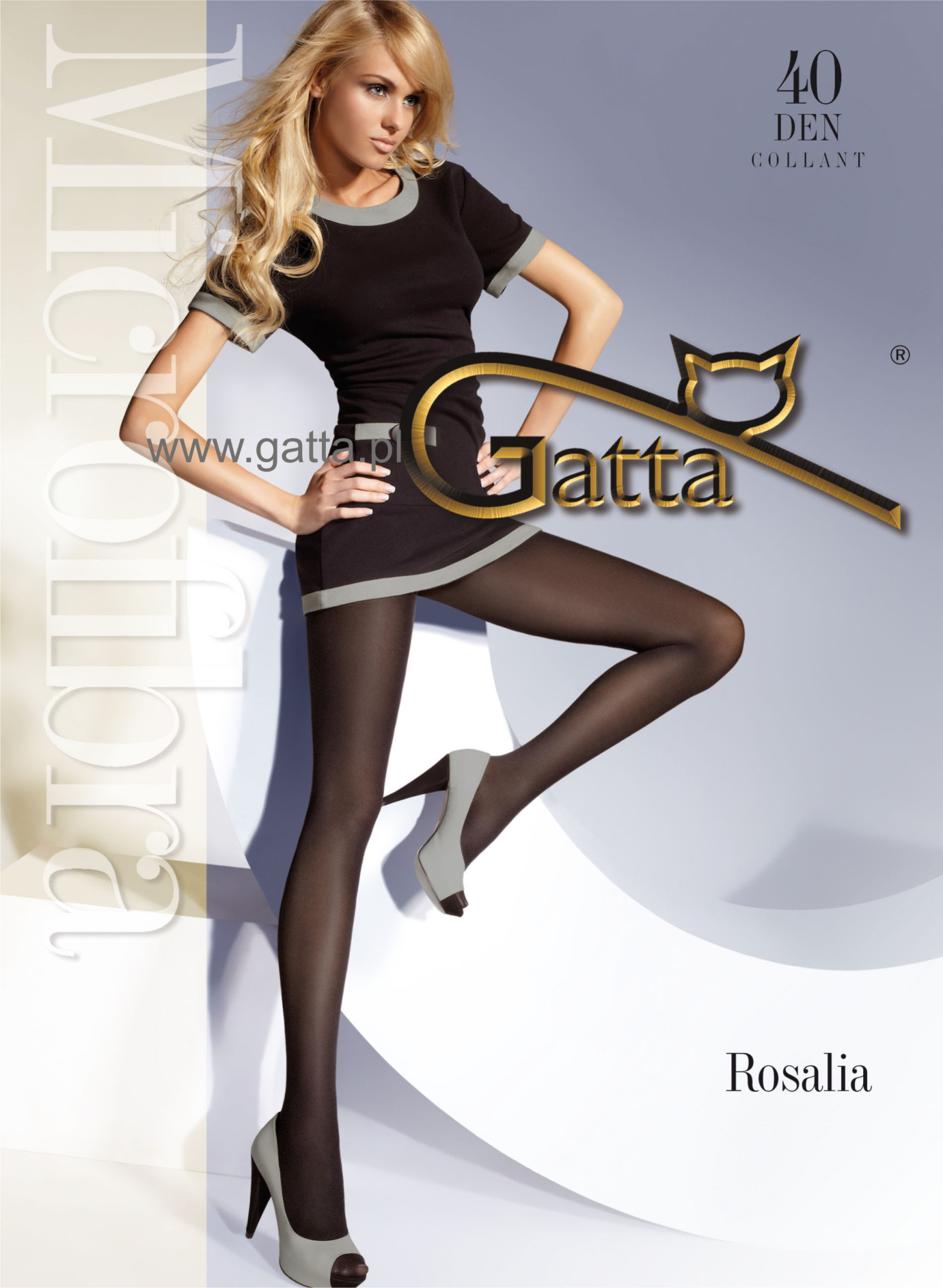 Punčocháče Gatta Rosalia 40 - Gatta nero 4-L