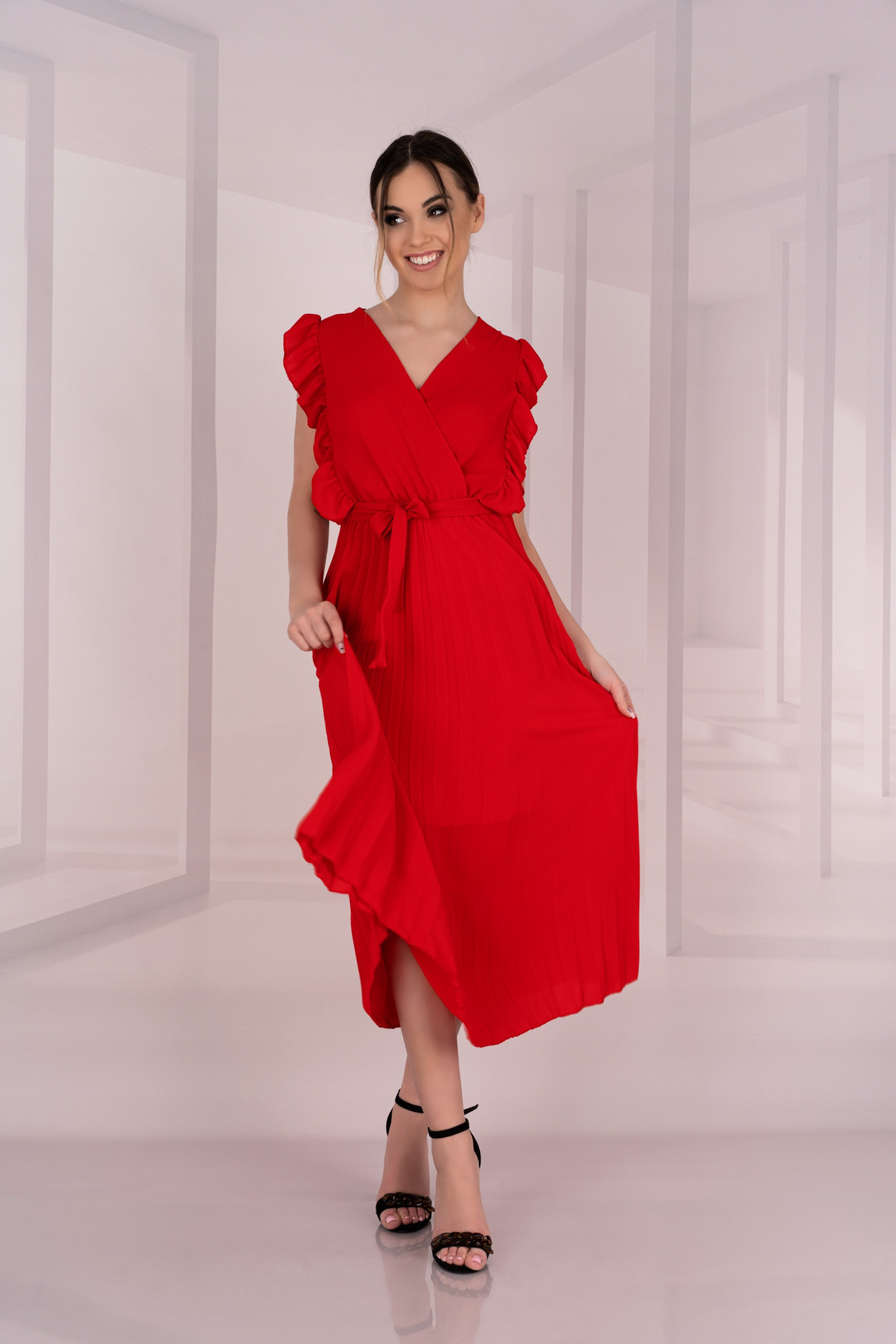 Merlotina Červené šaty - Merribel L