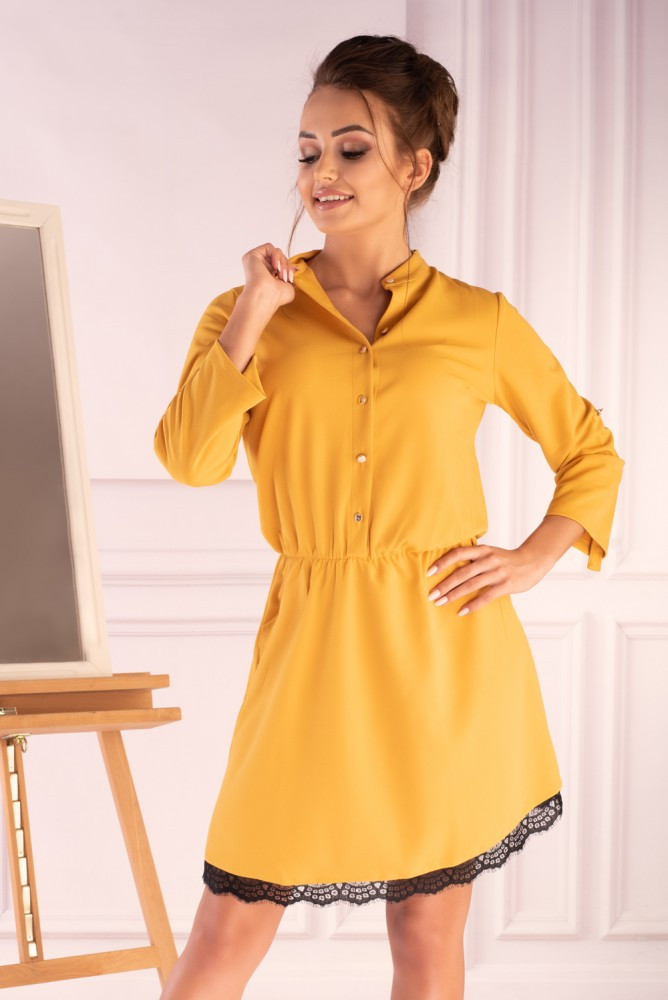 Jentyna Žluté šaty - Merribel XL
