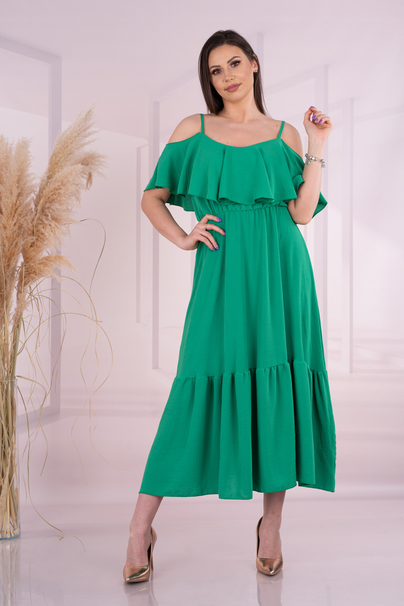 Sunlov Zelené šaty - Merribel jedna velikost