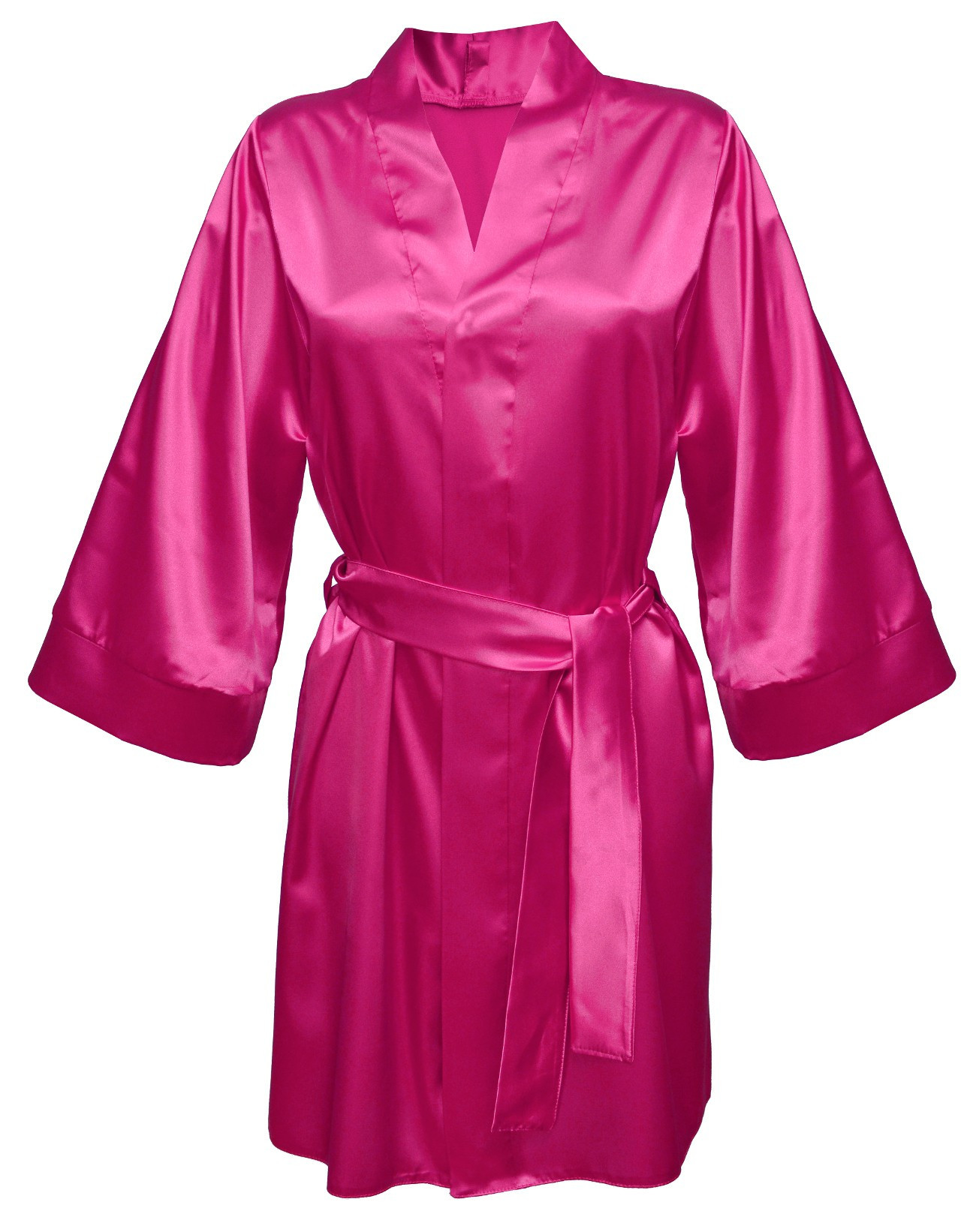 DKaren Housecoat Candy Dark Pink 2XL tmavě růžová