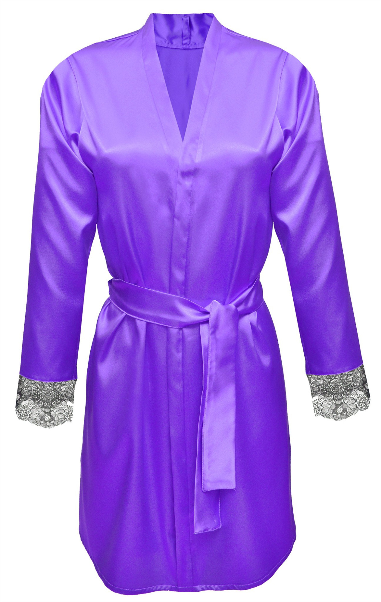 DKaren Housecoat Gina Violet XL Violet