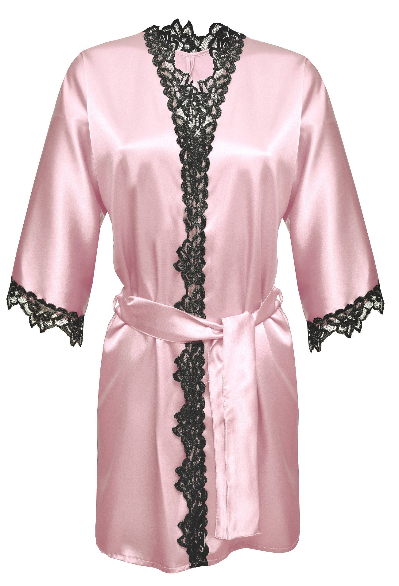 DKaren Housecoat Viola Pink L růžová