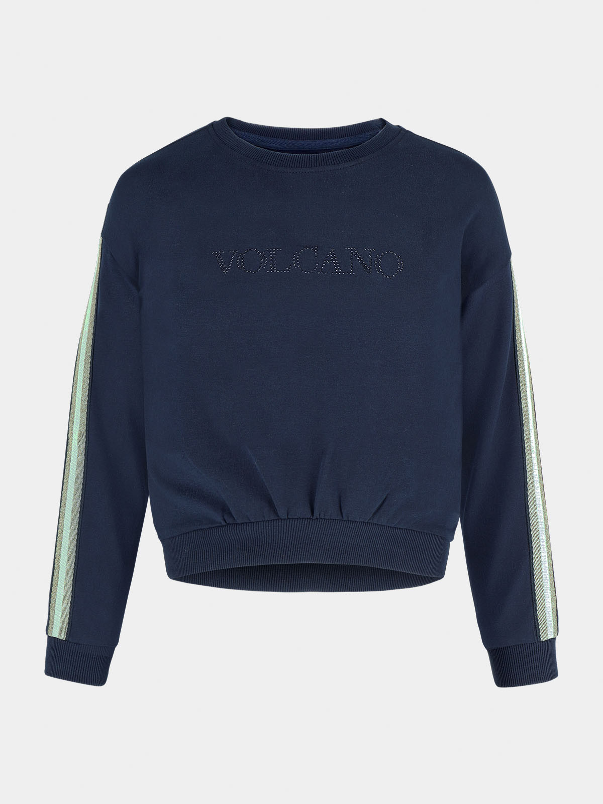 Volcano Regular Silhouette Sweatshirt B-Nino Junior G01382-W22 Námořnická modrá 146-152