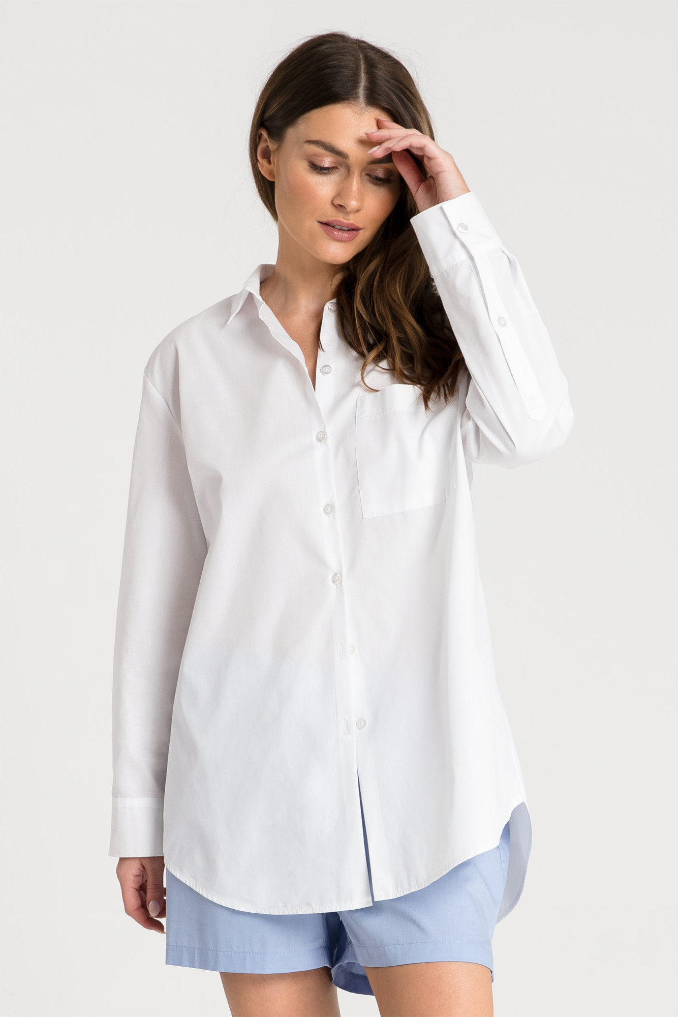 Košile LaLupa LA079 White XL
