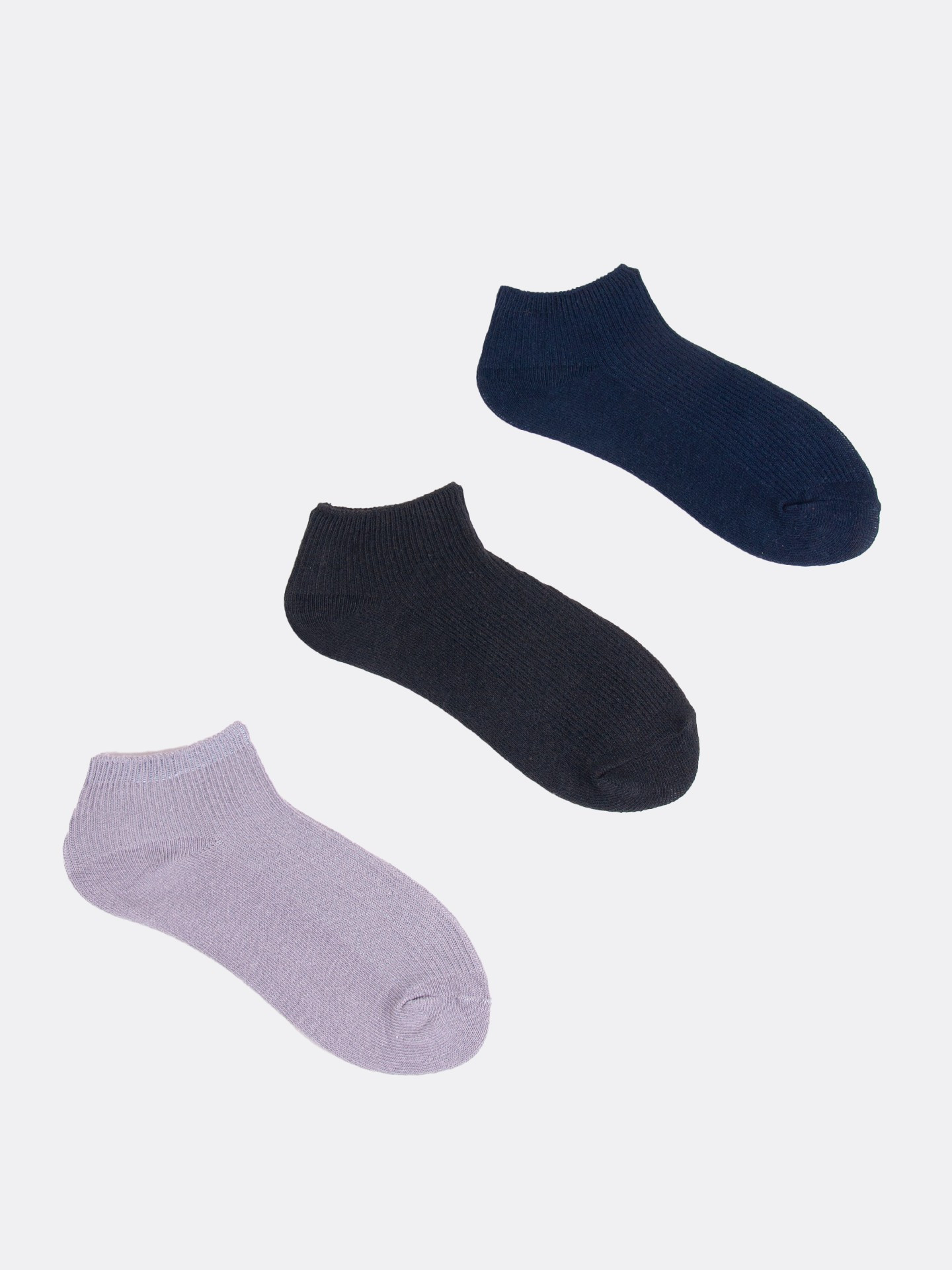 Yoclub Dětské bavlněné ponožky bez tlaku 3 balení SKA-0093U-0000 Vícebarevné 20-22