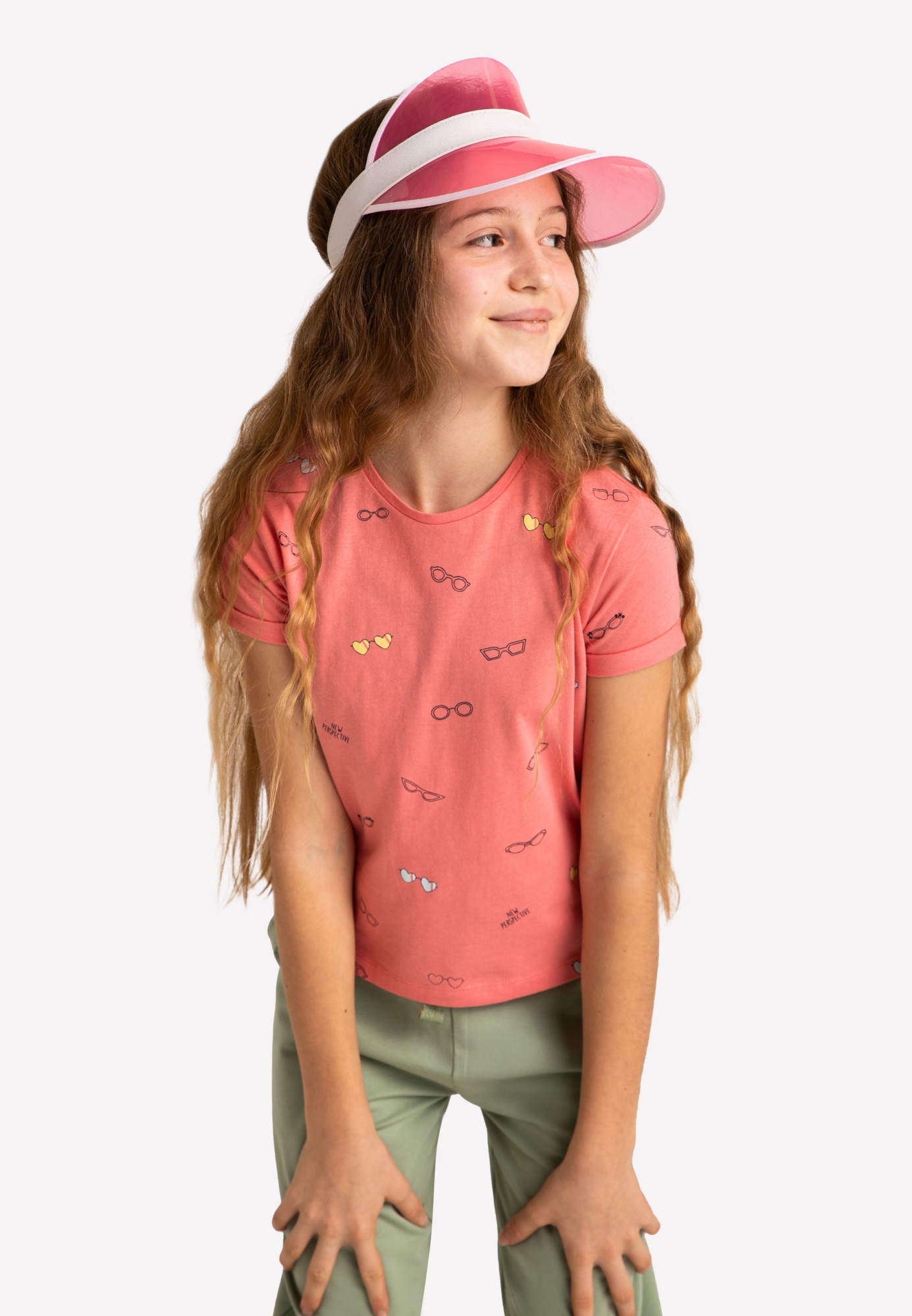 Volcano Regular T-Shirt T-Look Junior G02475-S22 Pink 146/152