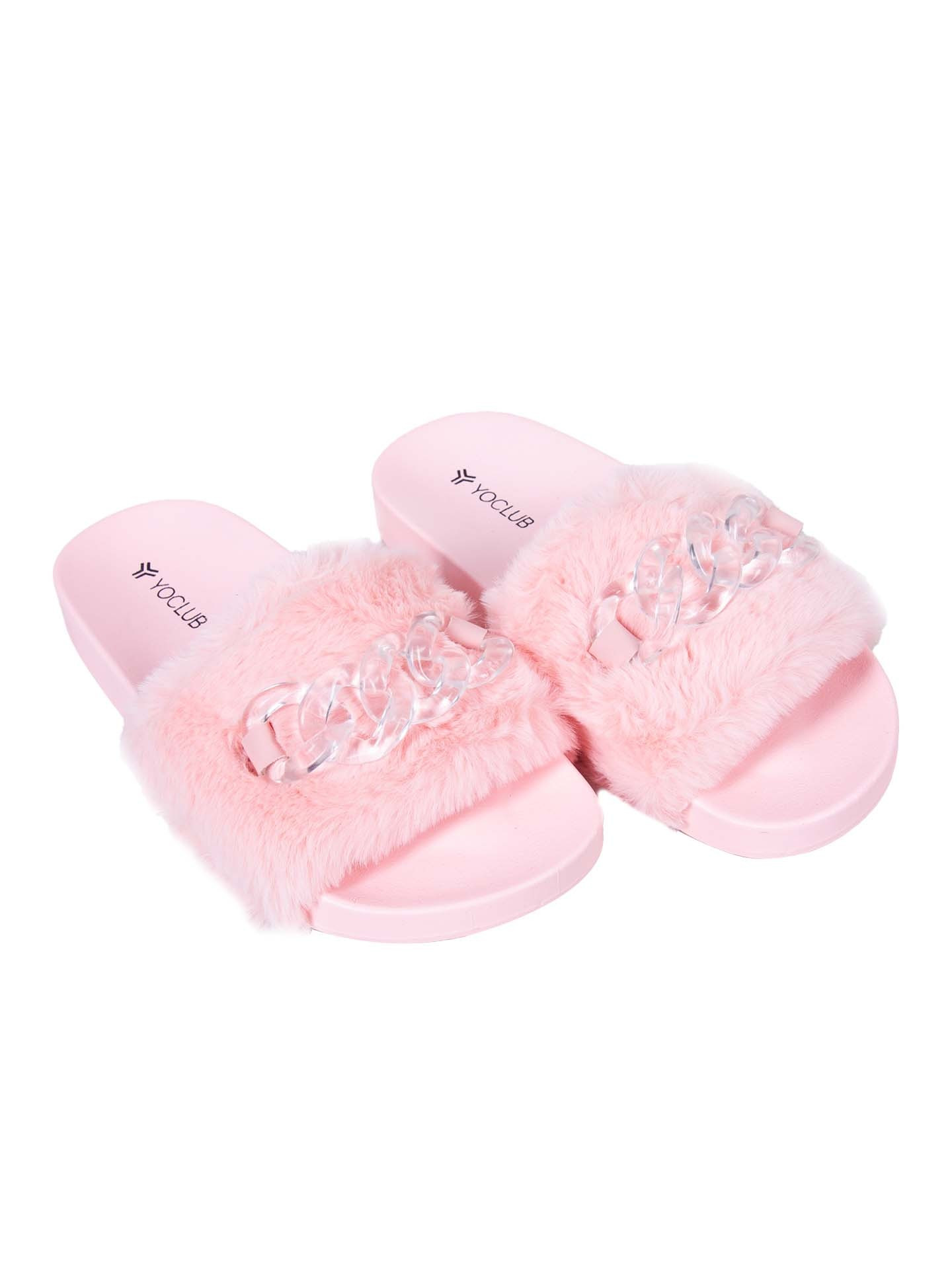 Yoclub Dámské sandály Slide OKL-0068K-0600 Pink 36