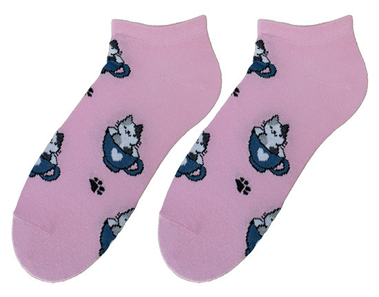 Ponožky Bratex POP-D-180 Pink 36/38