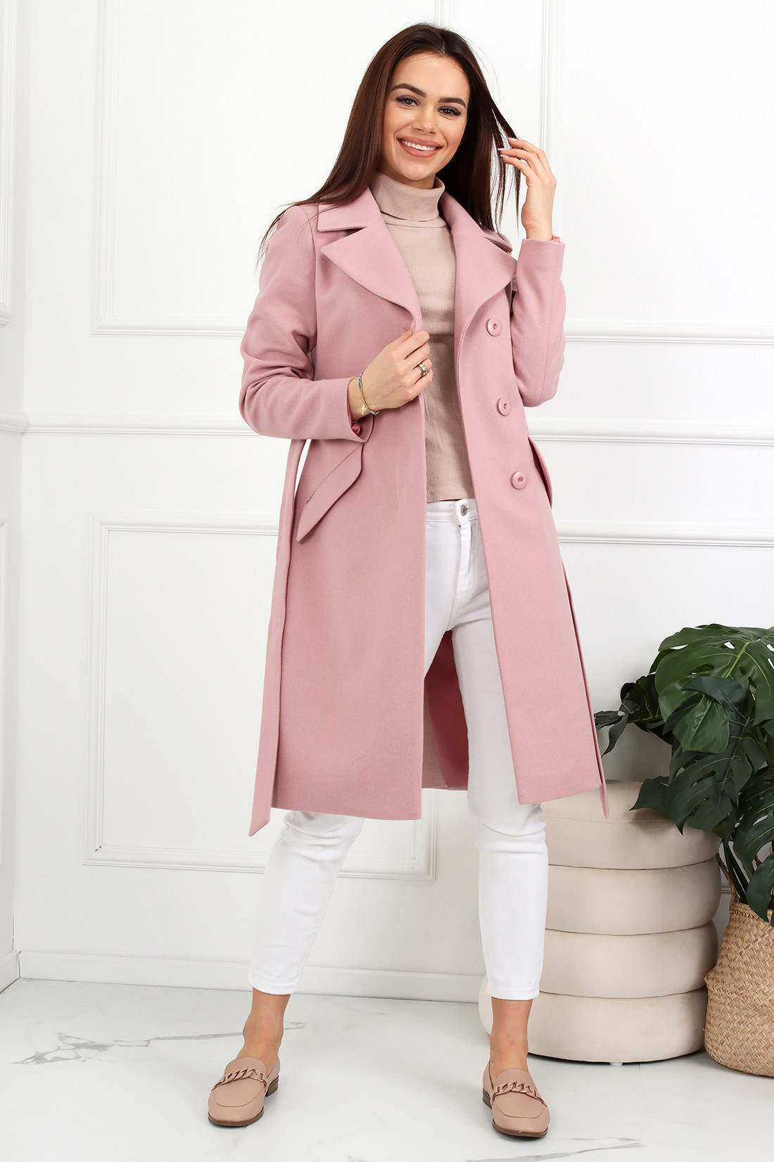 Merce Coat Malika Light Pink 36
