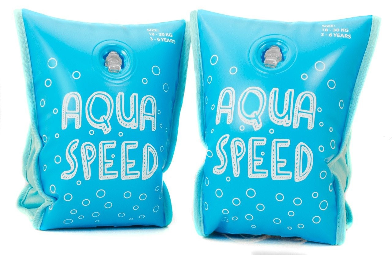 AQUA SPEED Rukávy na plavání Premium 1-3 modré OS
