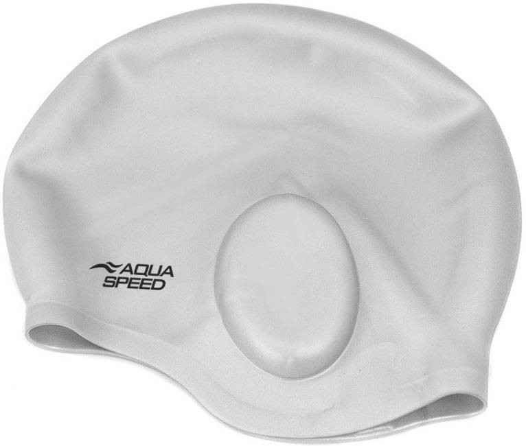 AQUA SPEED Plavecká čepice na uši Ear Cap Silver OS