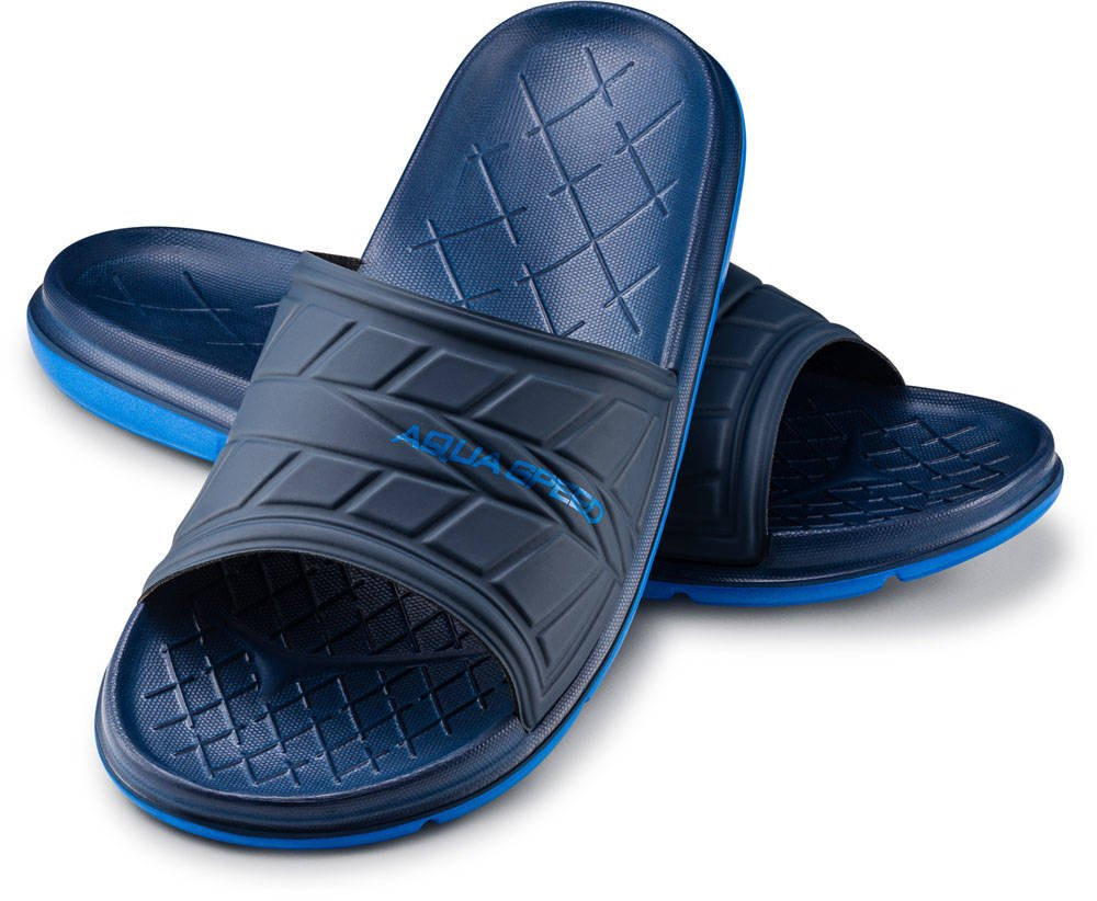 AQUA SPEED Plavecká obuv do bazénu Aspen Navy Blue/Blue 42