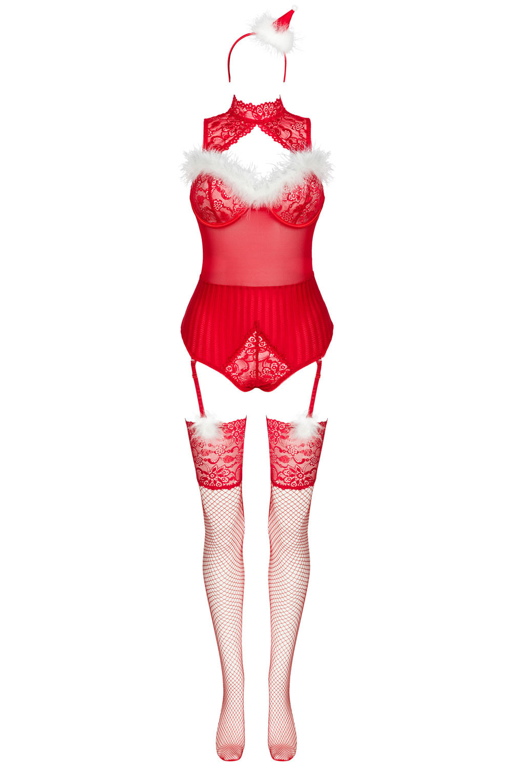 LivCo Corsetti Fashion Set Limpid Red L/XL