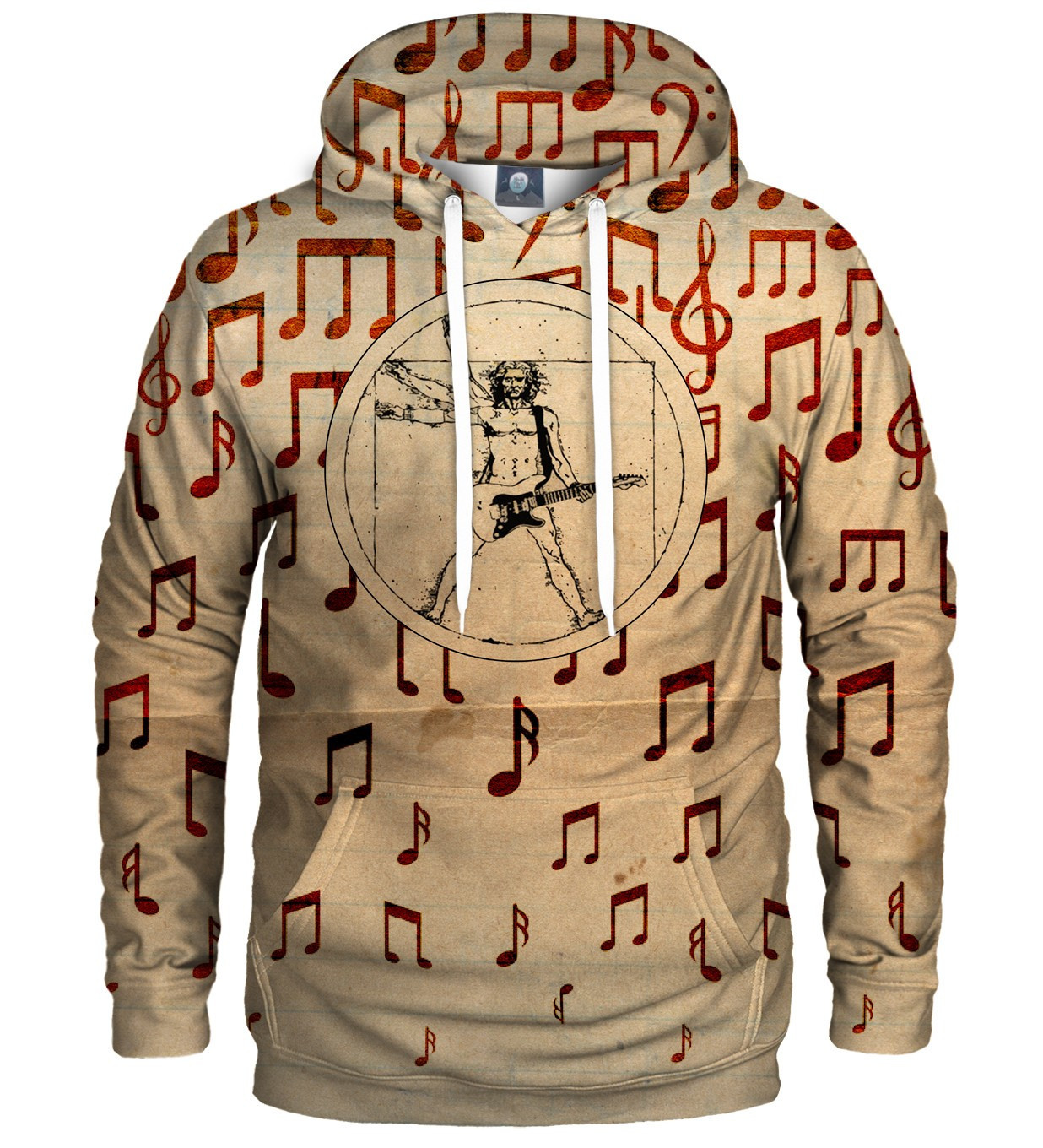 Aloha From Deer Perfect Guitar Solo Hoodie H-K AFD655 Beige M