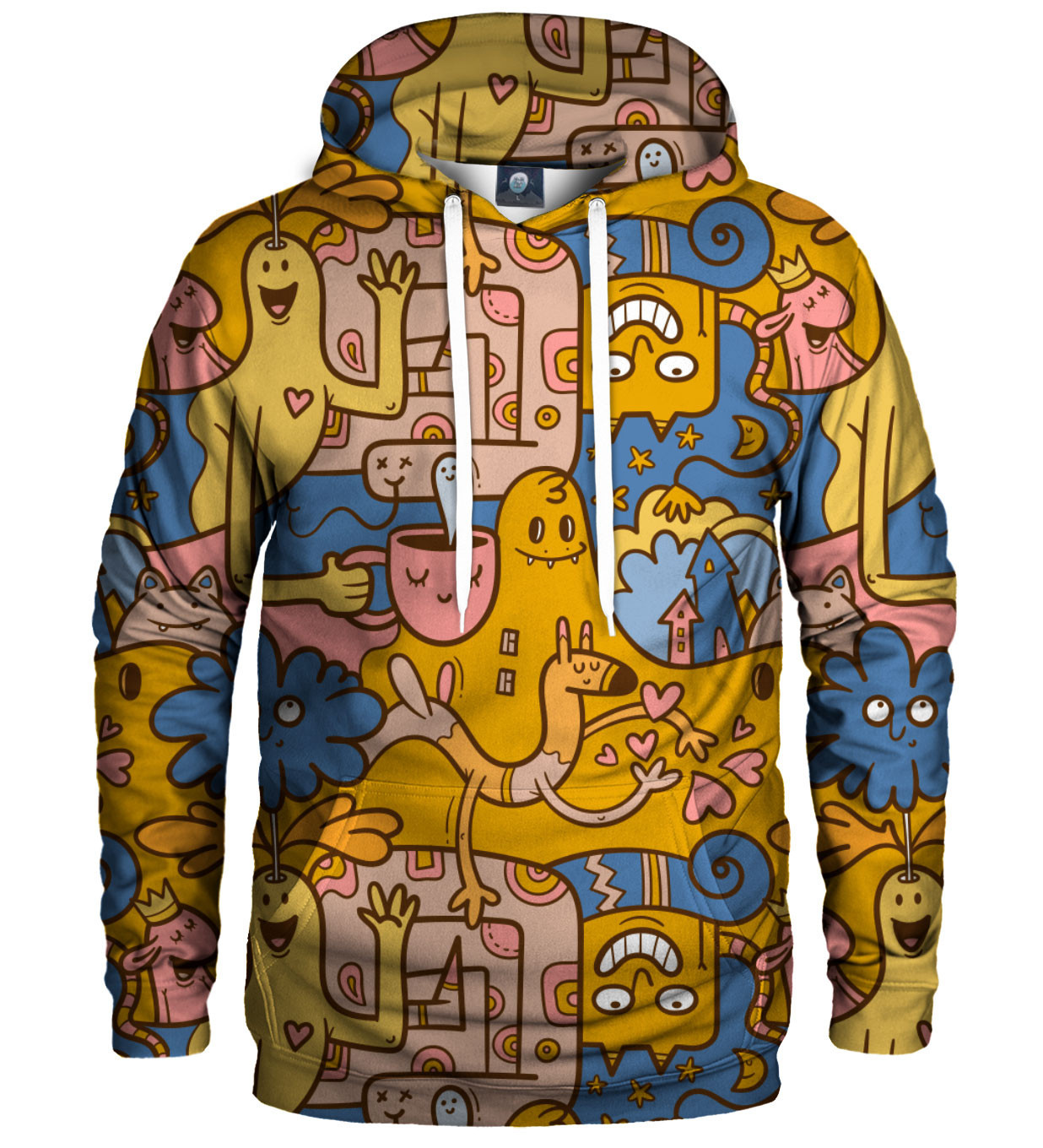 Aloha From Deer Super-Duper Hoodie H-K AFD880 Yellow M