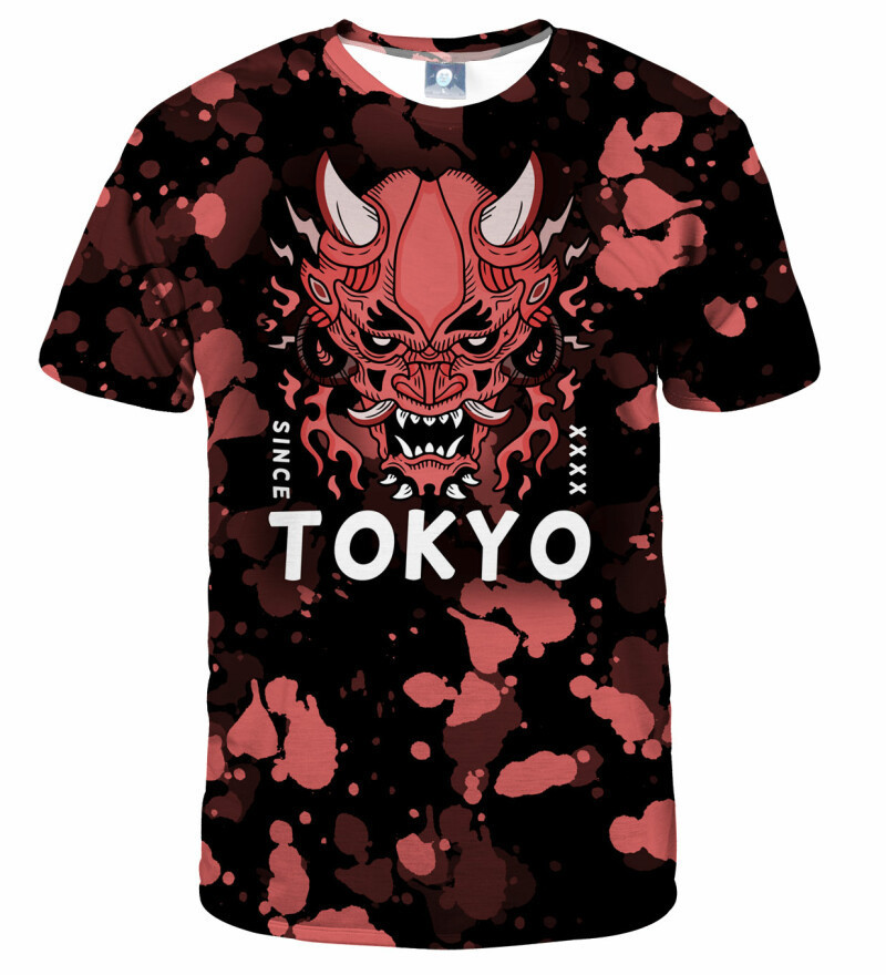 Aloha From Deer Tokyo Oni T-Shirt TSH AFD937 Červená barva XL