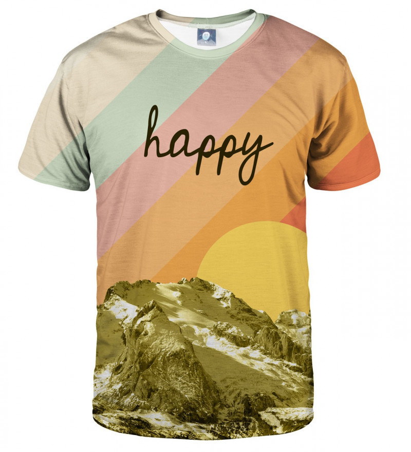 Aloha From Deer Happy T-Shirt TSH AFD677 Orange XL