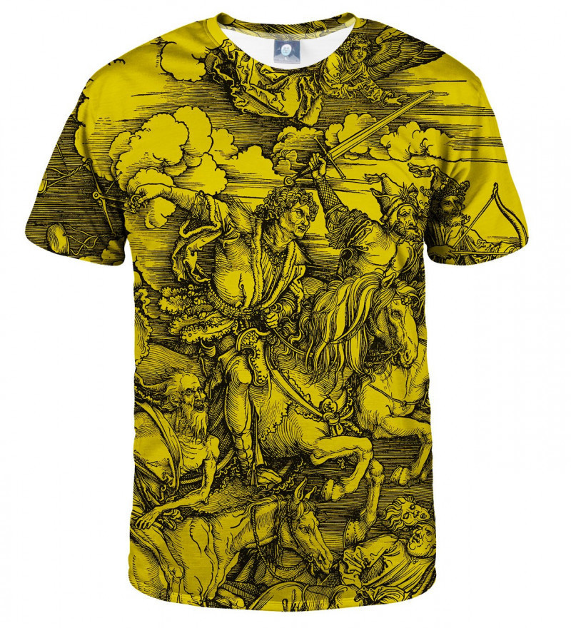 Aloha From Deer Four Riders T-Shirt TSH AFD507 Žlutá barva XL