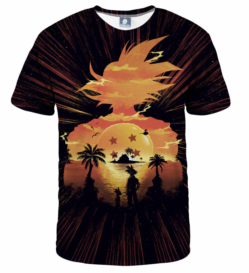 Aloha From Deer Super Saiyan T-Shirt TSH AFD398 Orange XS