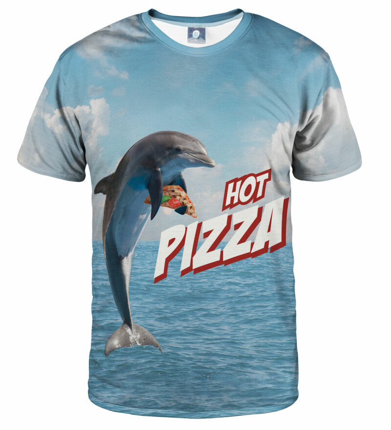 Aloha From Deer Hot Pizza T-Shirt TSH AFD070 Blue XS