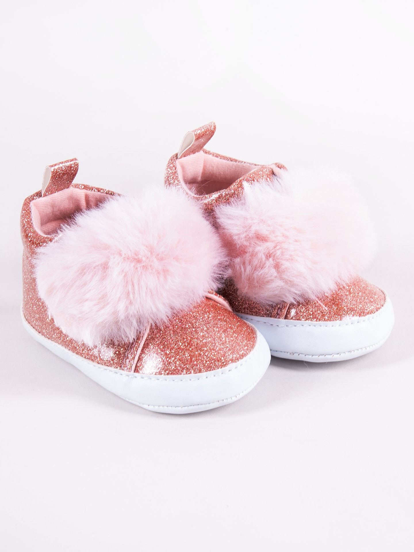 Yoclub Dětská dívčí obuv OBO-0193G-0600 Pink 0-6 měsíců