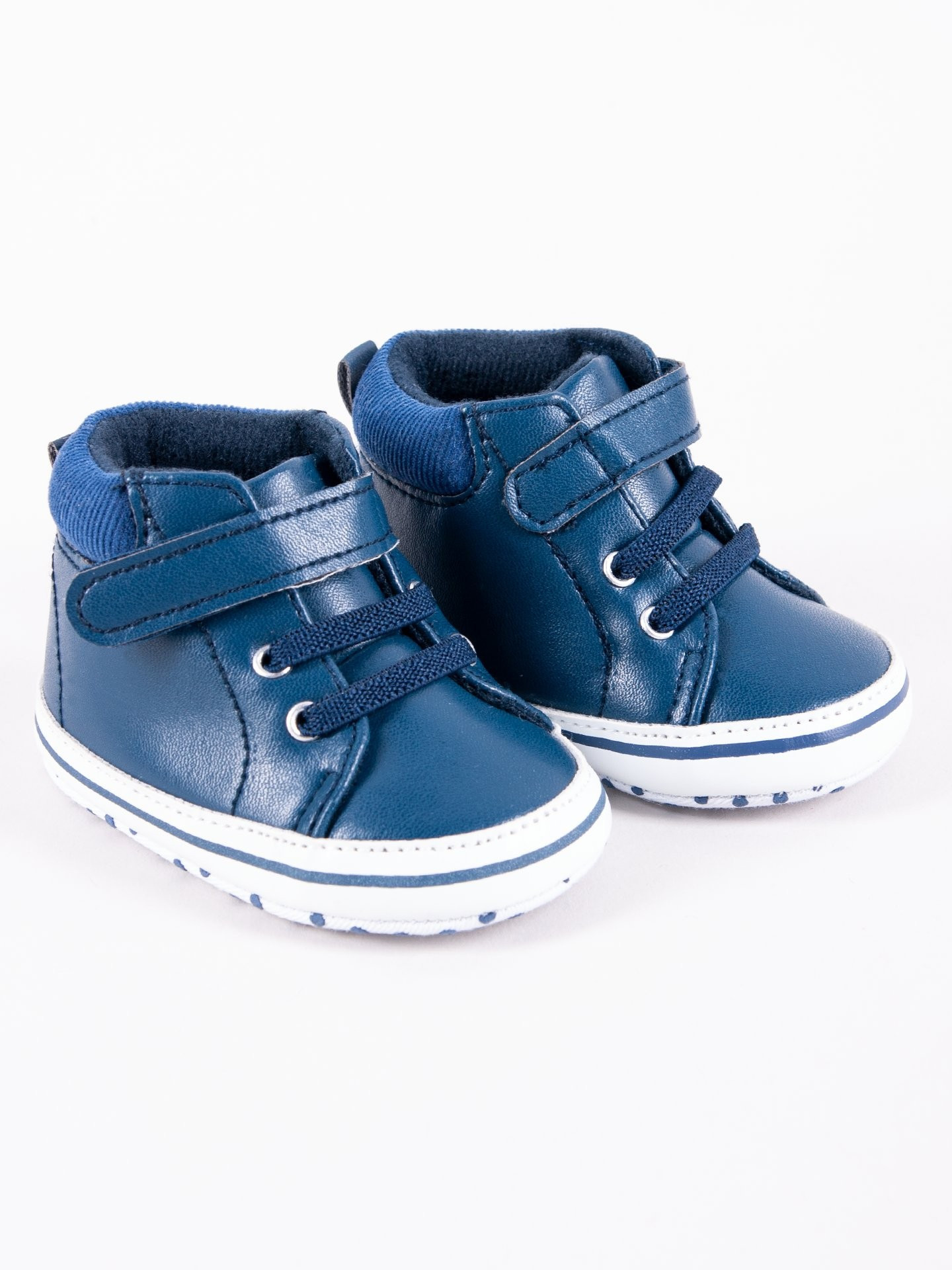 Yoclub Dětské chlapecké boty OBO-0198C-1900 Navy Blue 0-6 měsíců